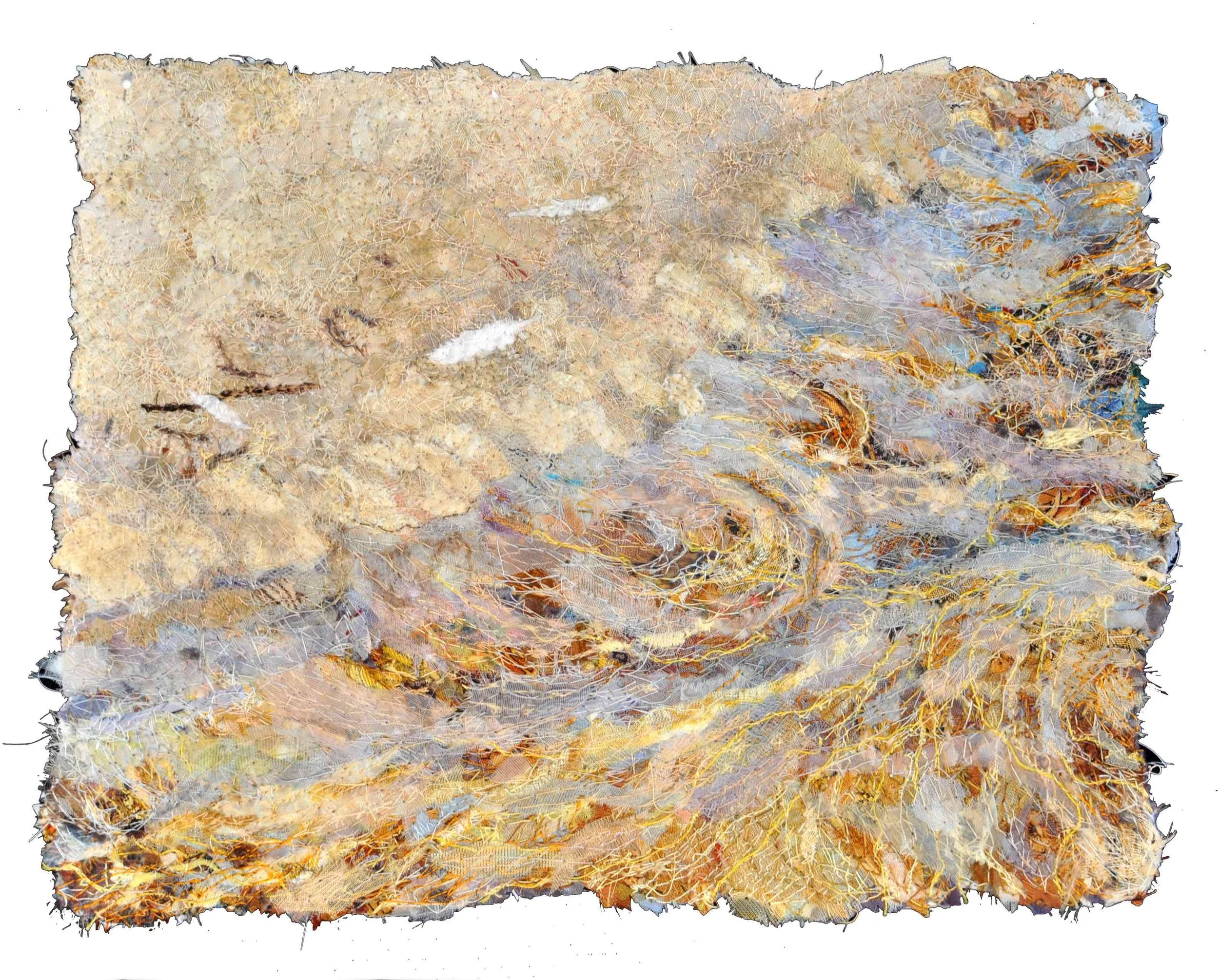 FEATHER IN THE SAND
 
piece 8" x 11"
 
framed 15" x 24"