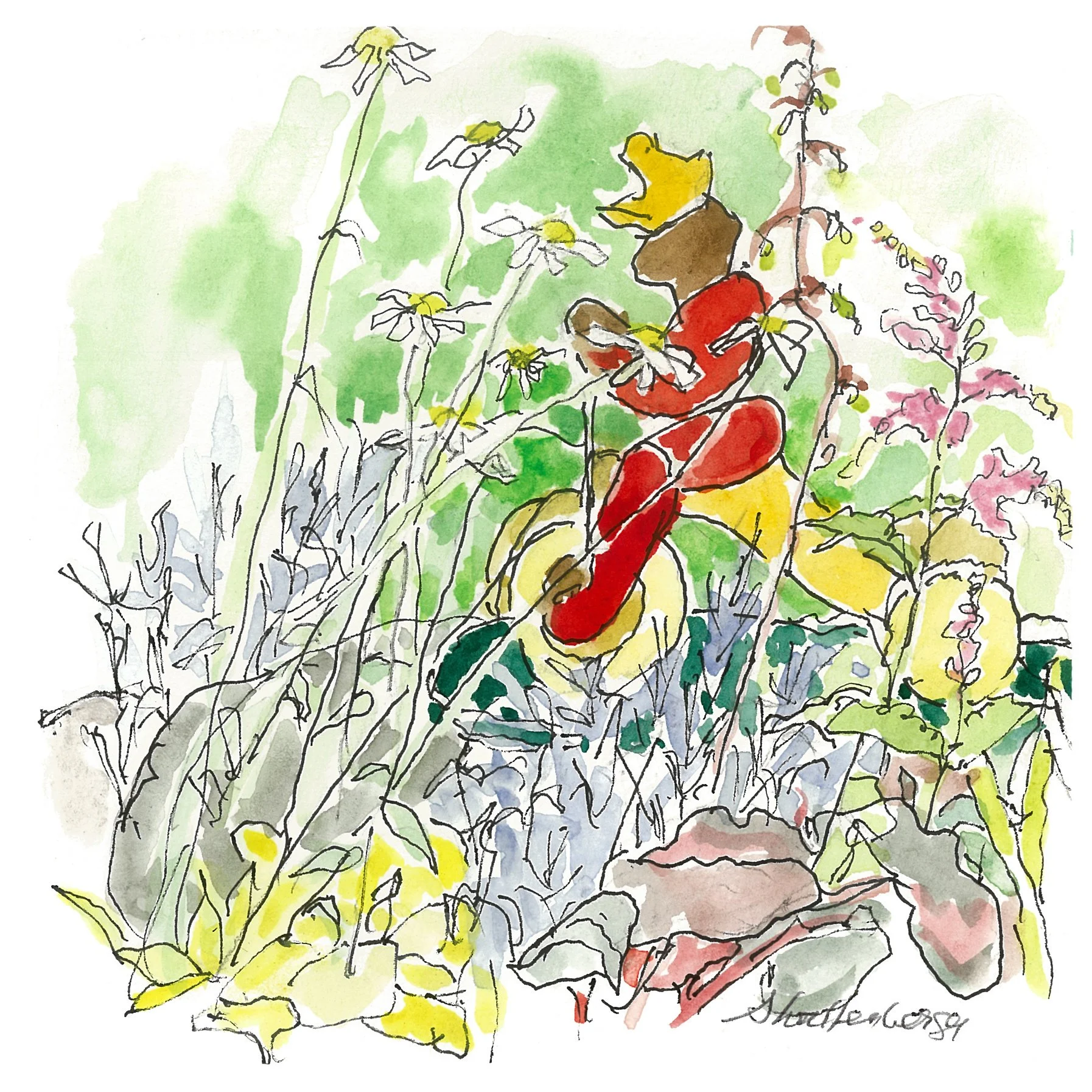 BIKING BEAR -   SOLD  