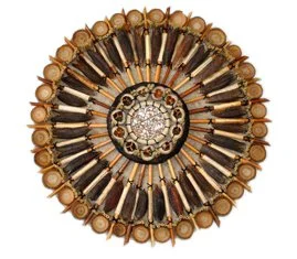 ACORN RING
 
11" circle - piece
 
16" circle - mounted