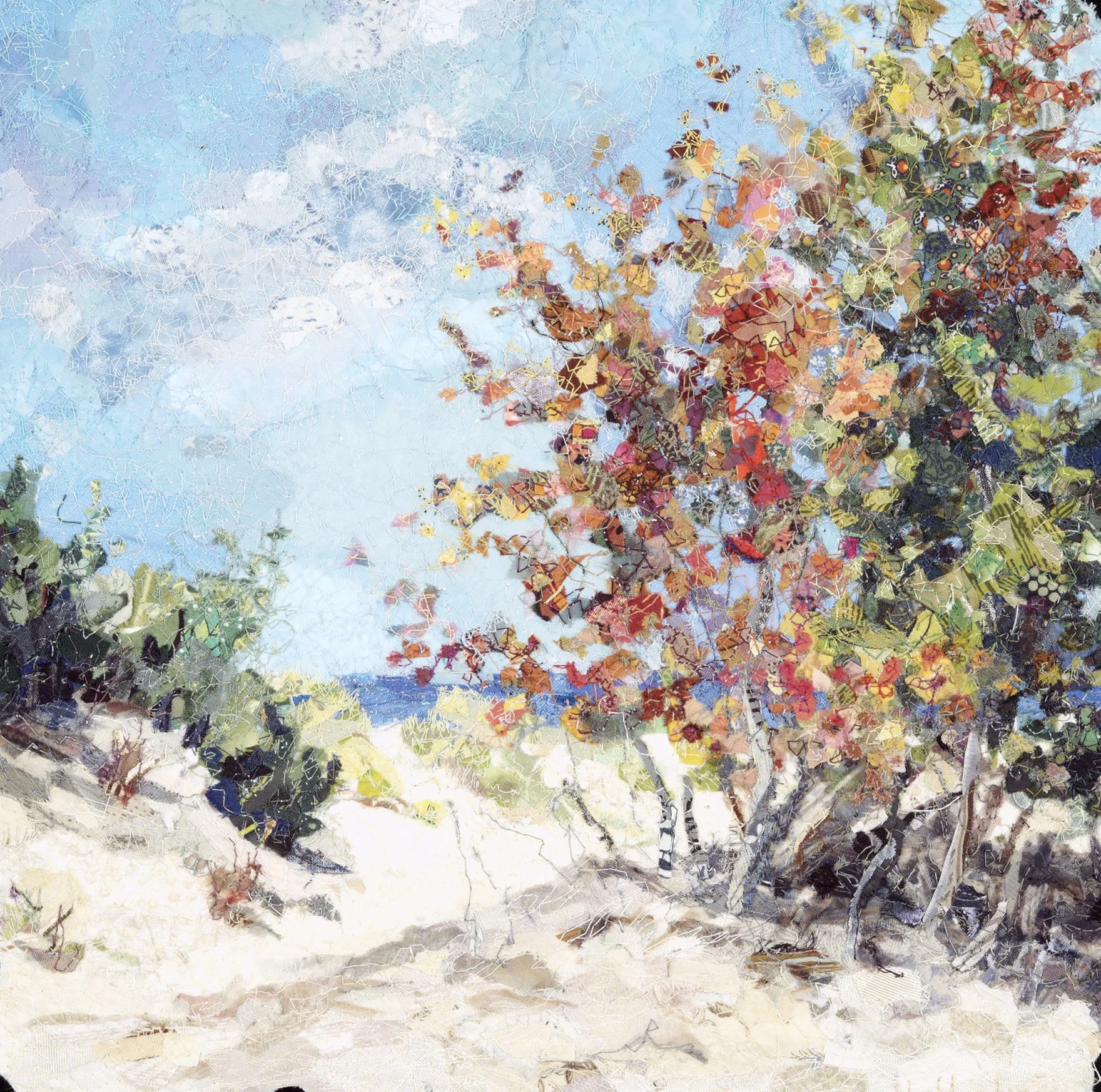BEACH PATH IN FALL -   SOLD  