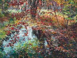 RED BRANCH 32" x 28"