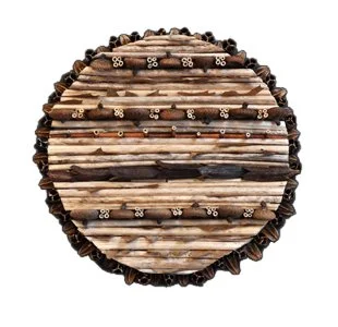 STRIPES
 
8" circle - piece