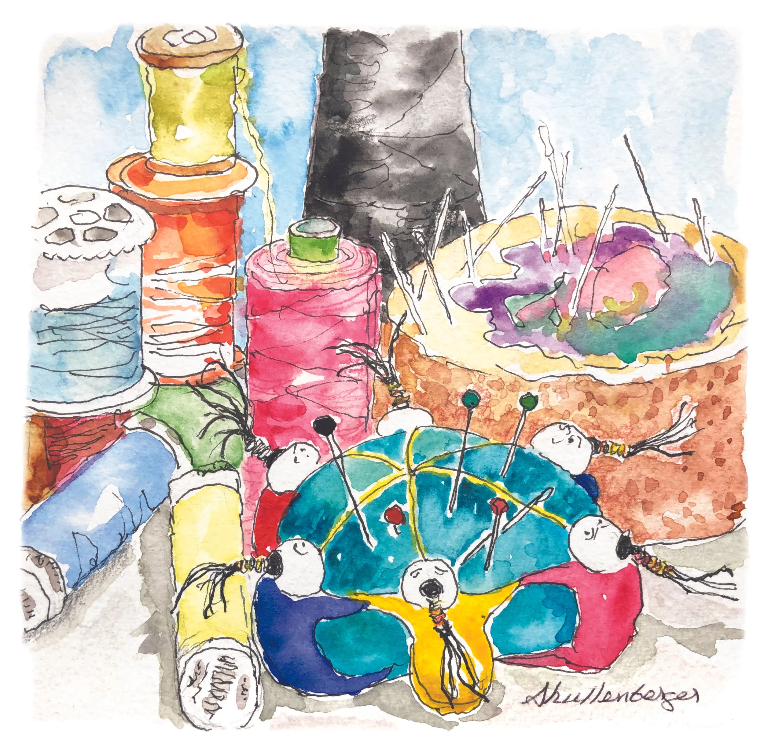 COUNTER COLLECTION   6" x 6" unframed