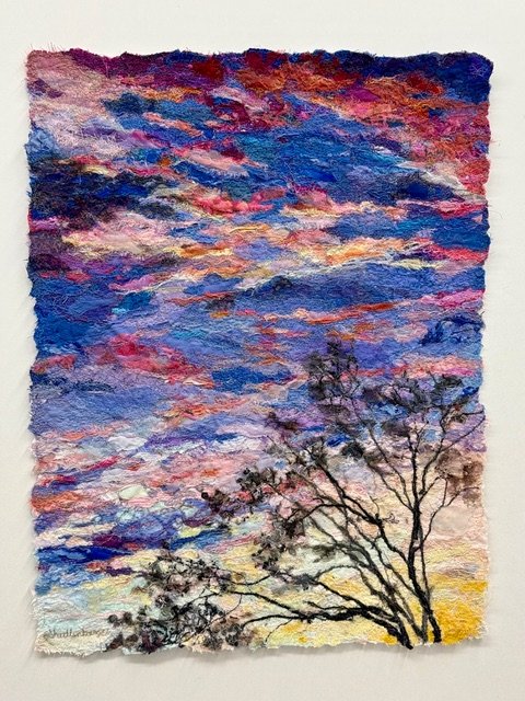 SUNRISE I  
piece 17x13  
framed 28x25
