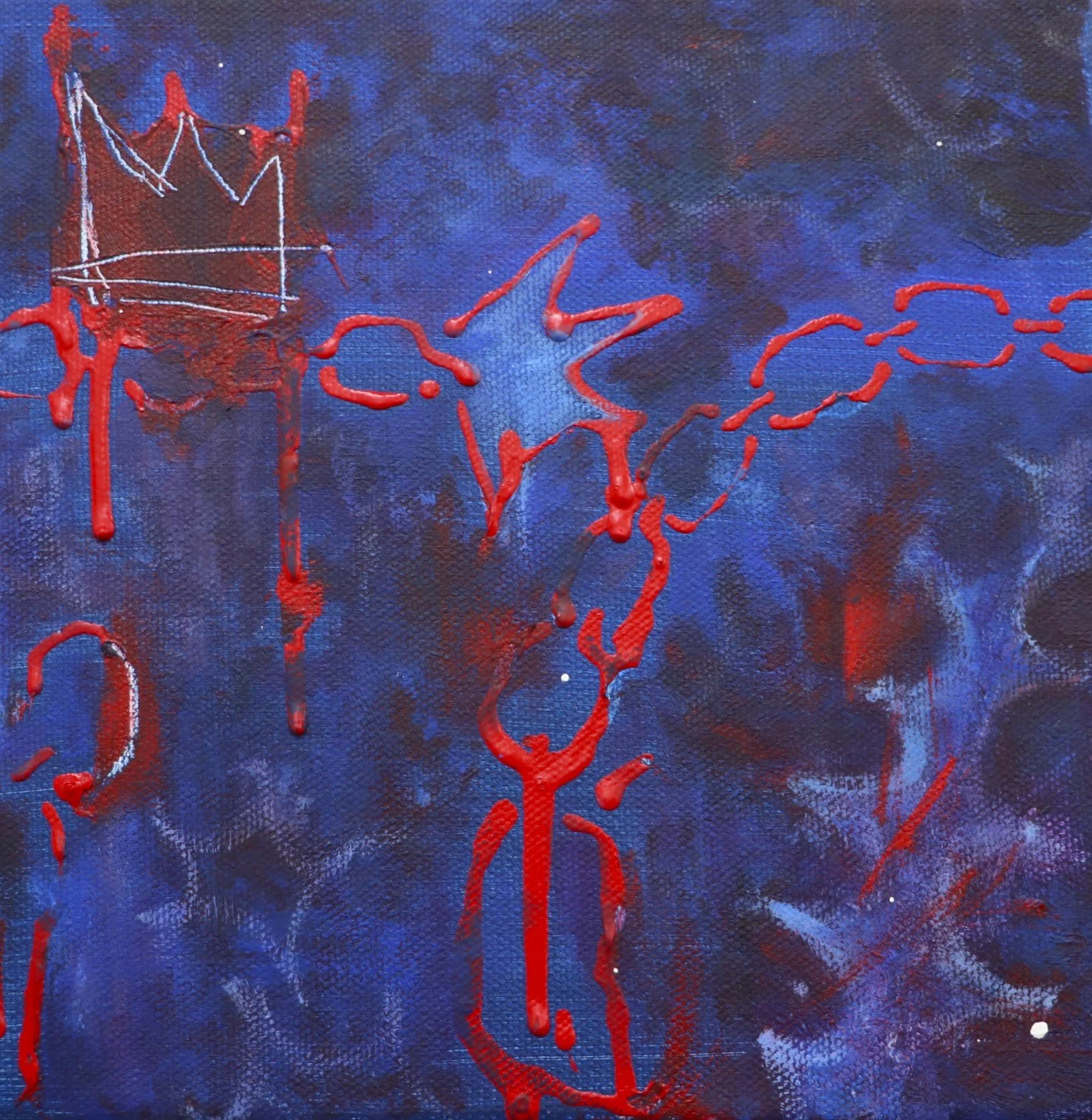 The Language of Pain is Universal (2025) acrylic. 