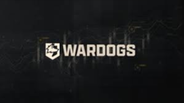 Logo for the game 'Wardogs' on a dark background.