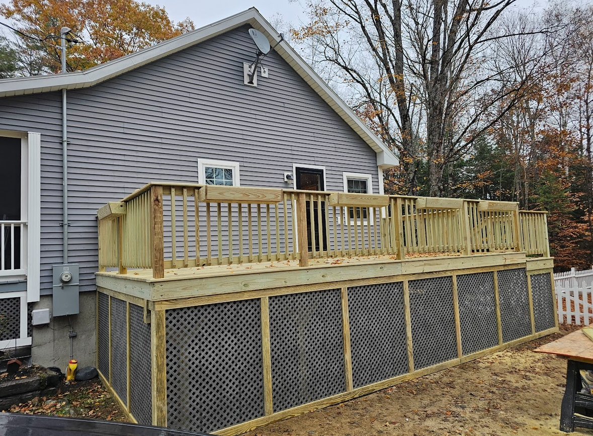 Completed 24x12 deck build