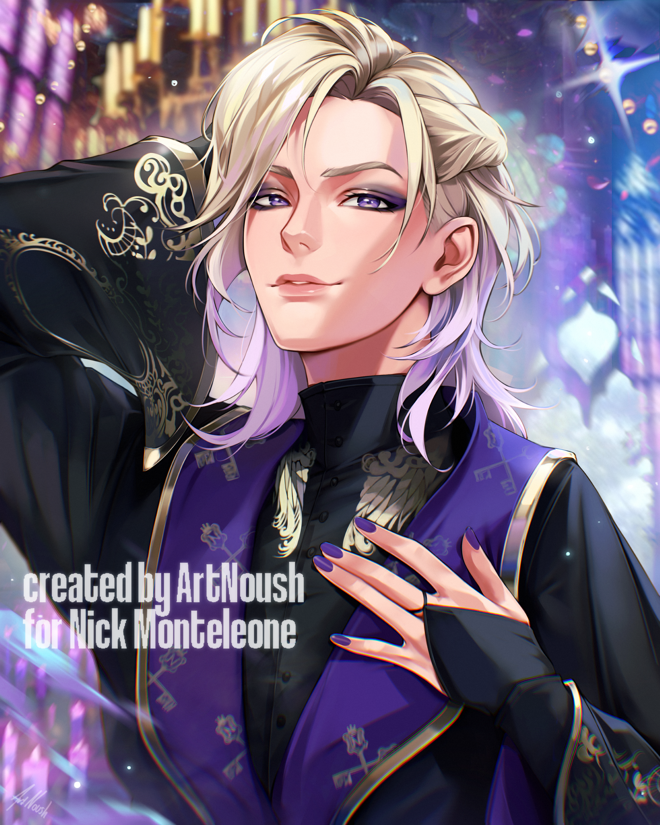 Vil Schoenheit Ceremonial Robes - Twisted Wonderland (Signed) - Art by ArtNoush