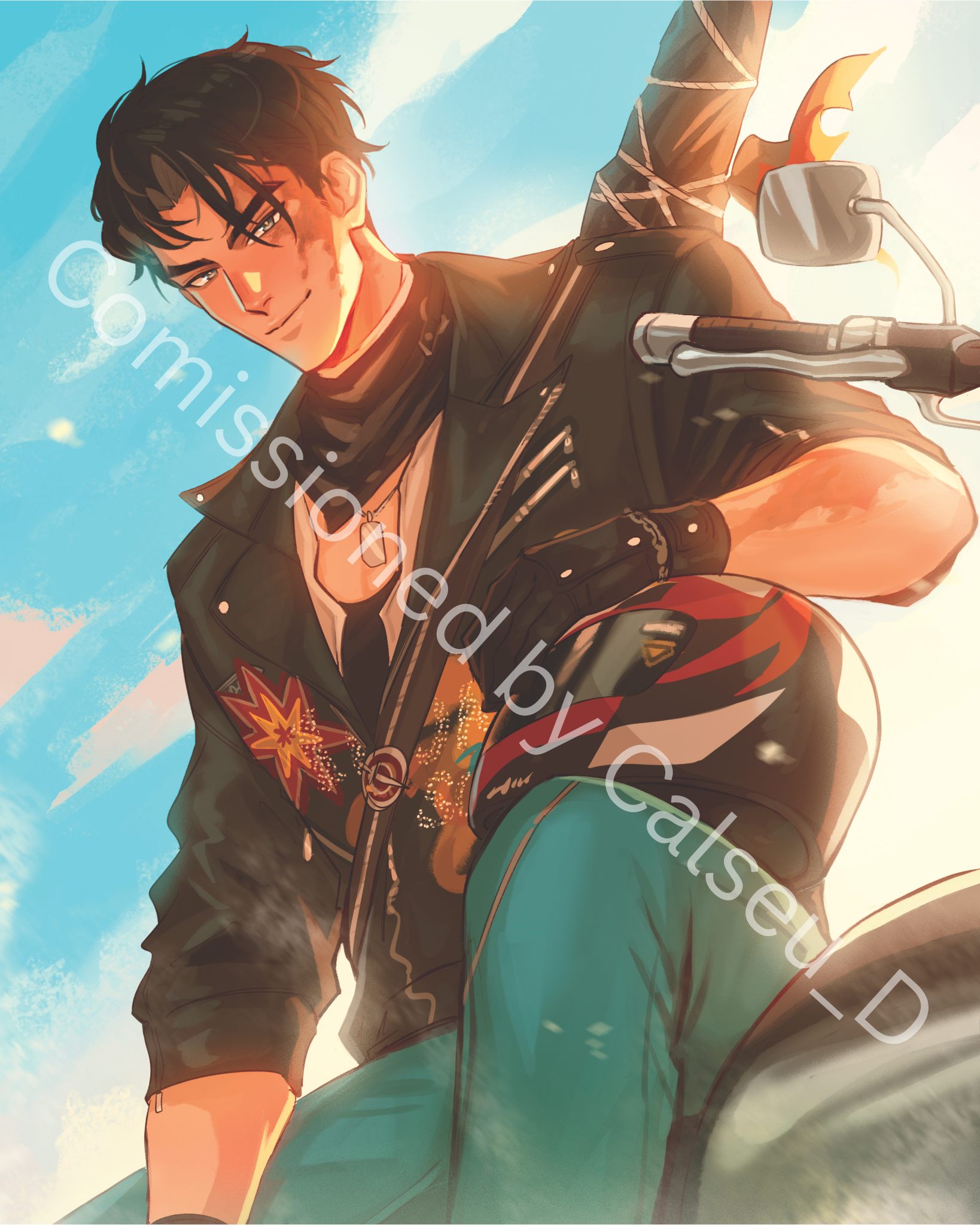 J Poster - Reverse 1999 Print (Signed) - Art by Chalseu_D