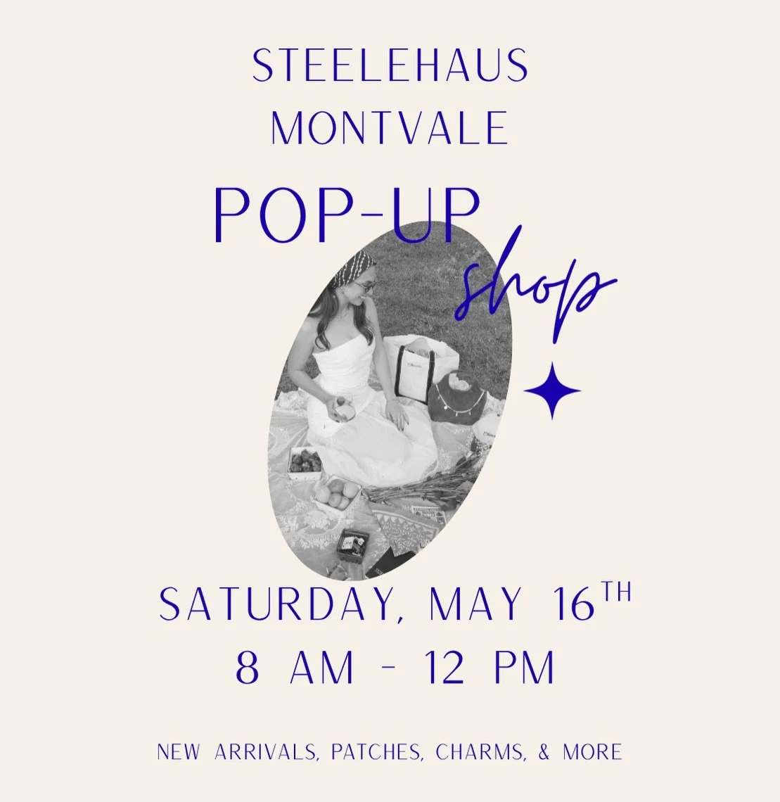 visit us @steelhausmontvale on saturday 8-12!

DIY your design &amp; we&rsquo;ll do the rest - new arrivals will be available 🌀🤍

in the meantime, shop new arrivals online &darr;
charmerdesignbar.com