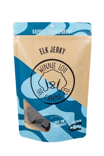 Winnie Lou Elk Jerky Dog Treats with Rosemary & Oregano