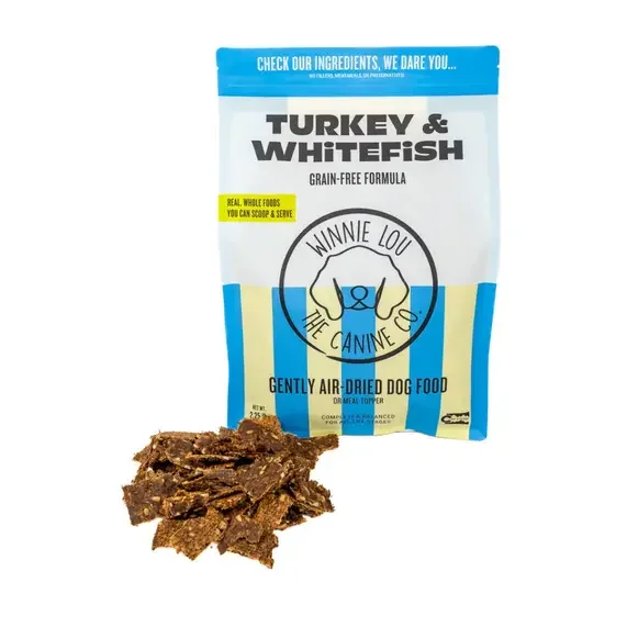 Winnie Lou Gently Air-Dried Dog Food - Turkey + Whitefish