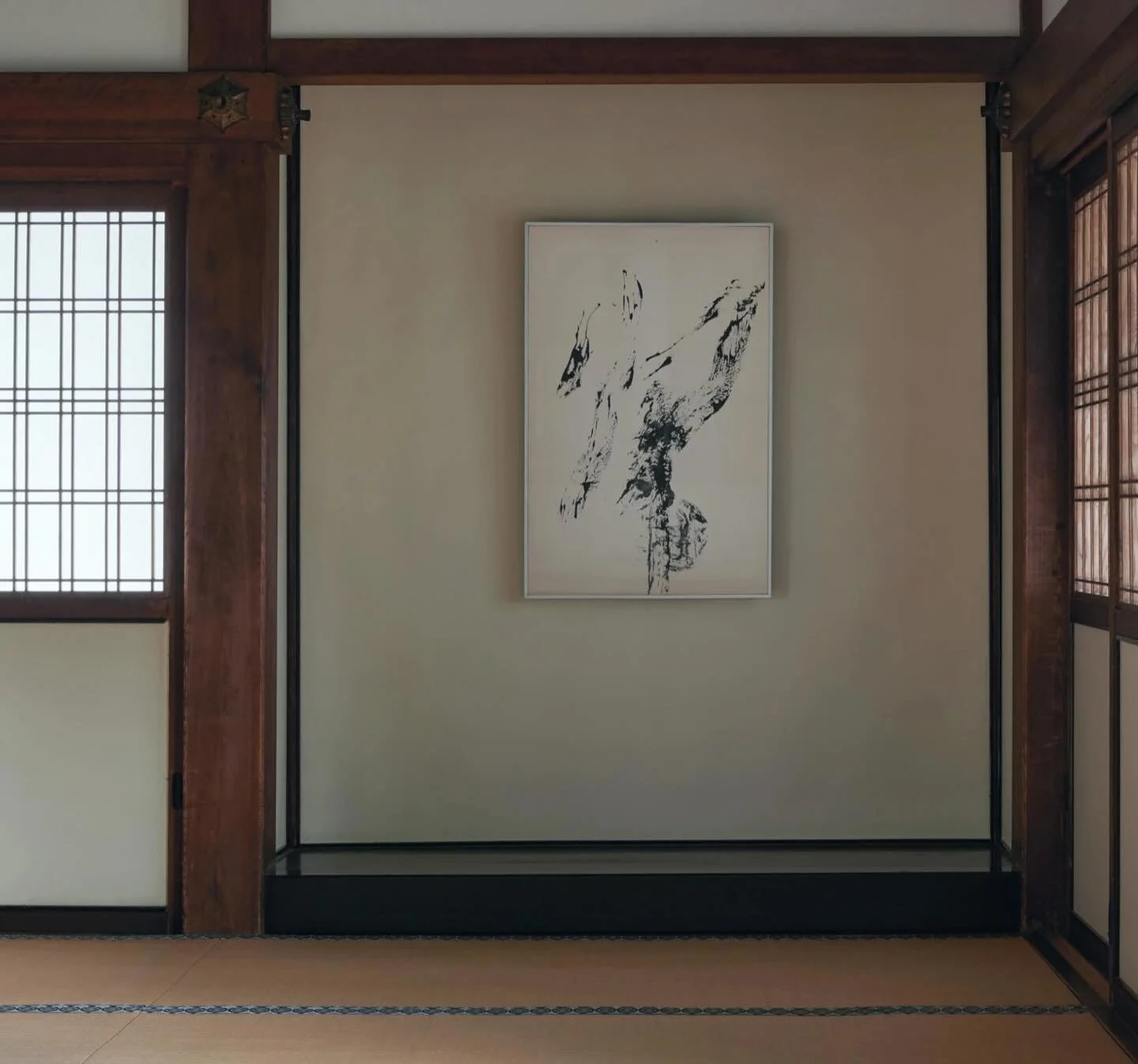 &mdash;
Artwork: Ki 
Artist: Morita Shiryū
Medium: Ink on paper Category
Category: Painting 
Source: @shibunkaku