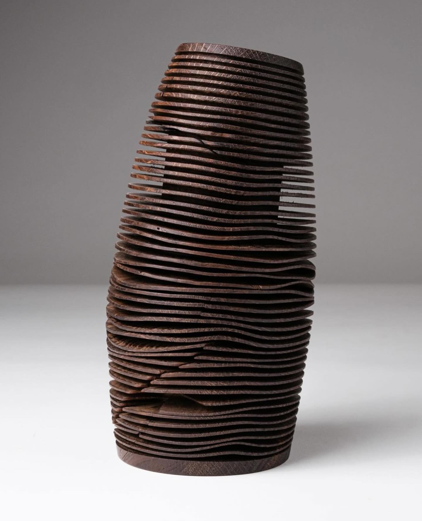 &mdash;
Artwork: Wooden object No: 2025/7
Artist: Maciej Gąsienica 
Medium: Oak
Category: Exeptional object
Source: @giewont_studio