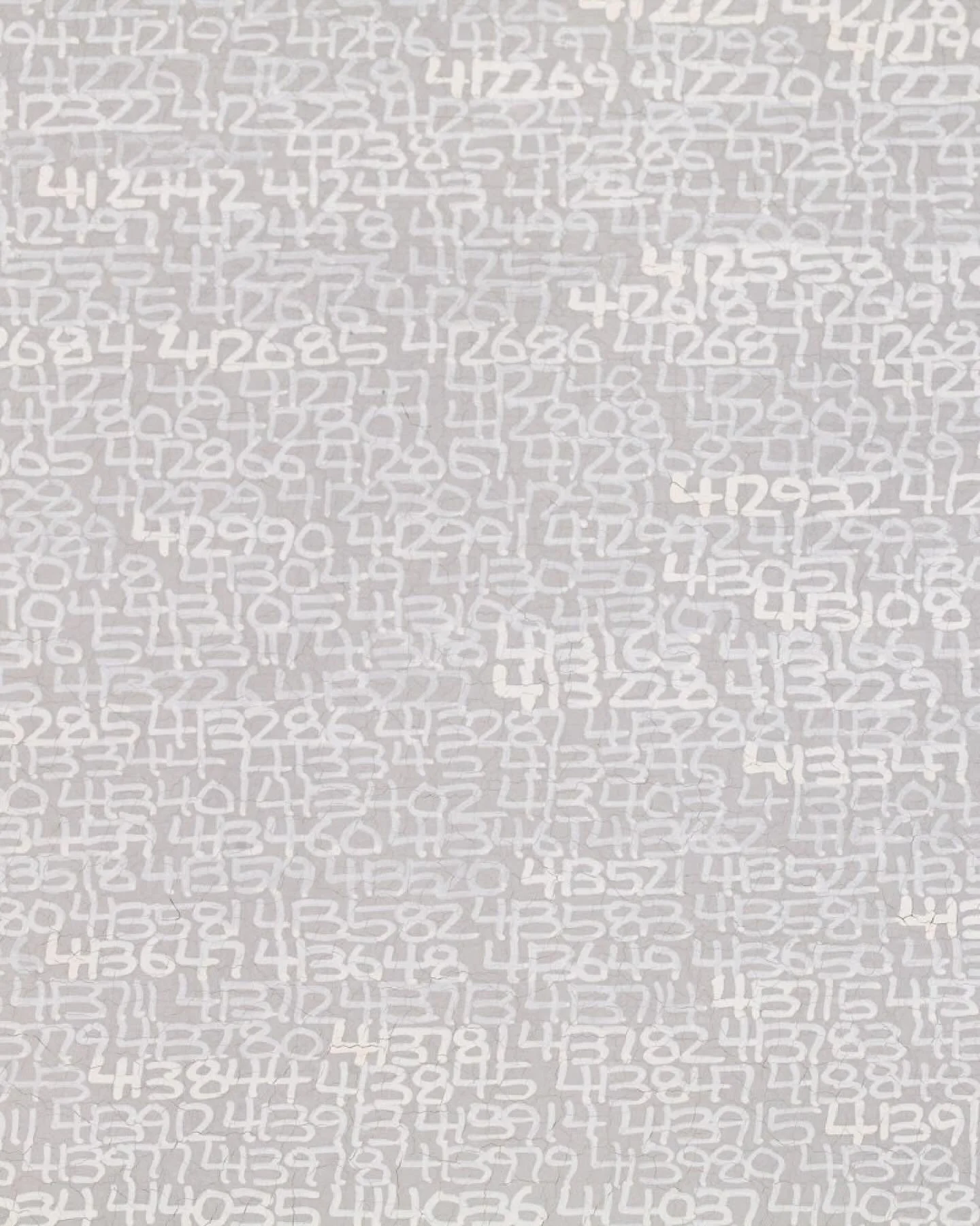 &mdash;
Artwork: Detail 407817 - 434714 from series 1965/1 &ndash; &infin;
Artist: Roman Opałka
Medium: acrylic on canvas
Category: Painting
Source: @desa_unicum 

#spatialnarrative #artandspace #sensorypresence #embodiedperception #aestheticintellig