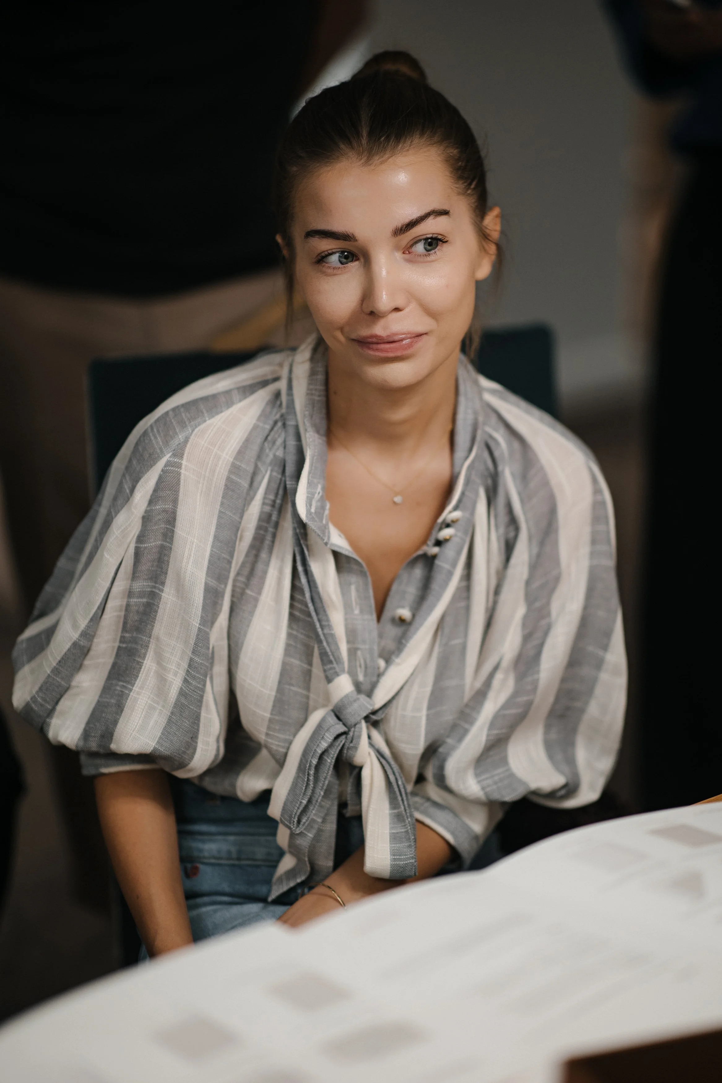 Ines Lulkowska, founder and creative director of Auraspace, curator of art and atmosphere. Shaping spaces that blend art, presence, and perception.