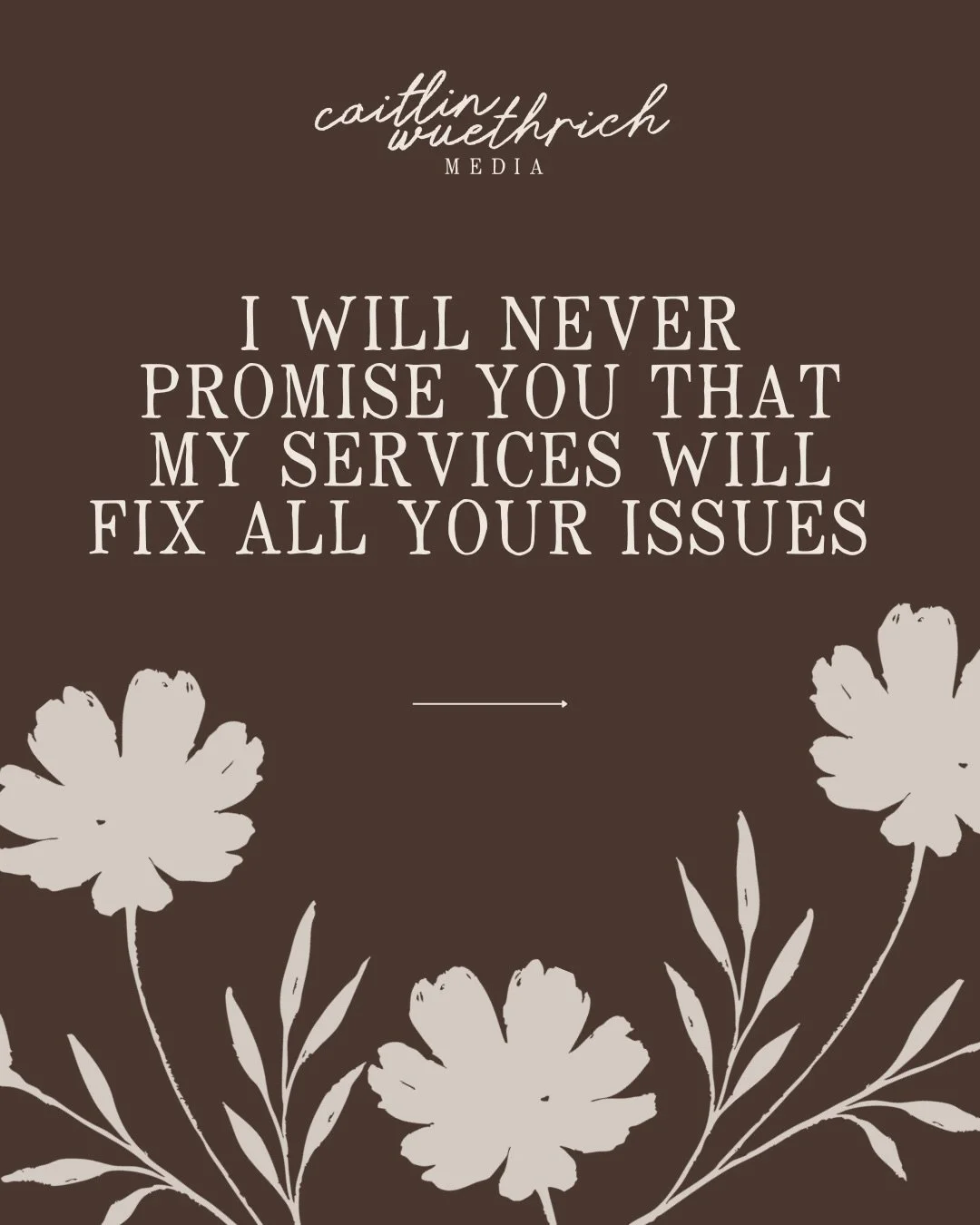 Overpromising? Savior complex? No, thank you. 

A client was just telling me about how careful she wants to be about over-selling on social media and I said SAME! I want you to know that I genuinely see results of businesses who transform their marke