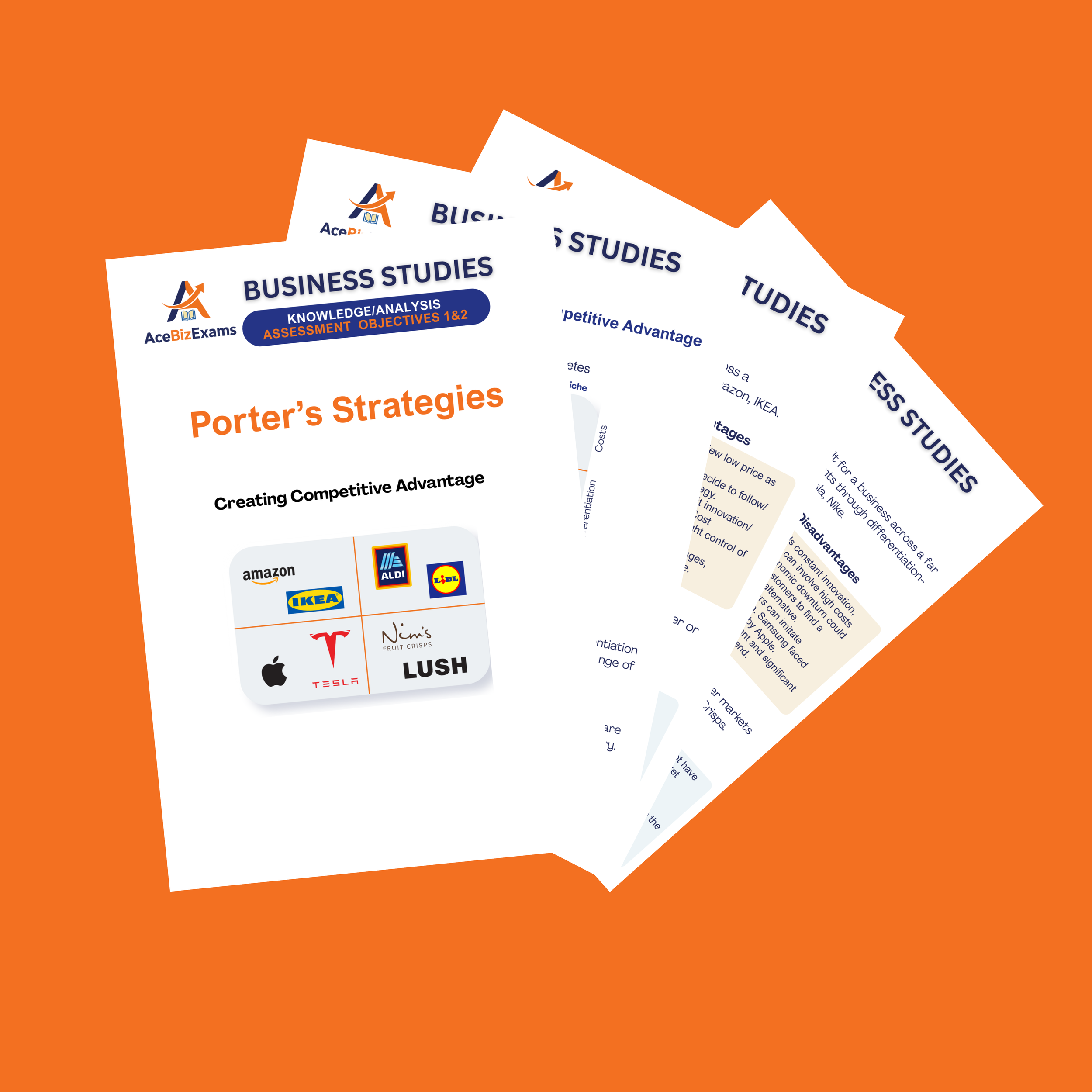 Porter's Competitive Advantage-Fast Guide with Exam Ready Analysis (Bundle 4)