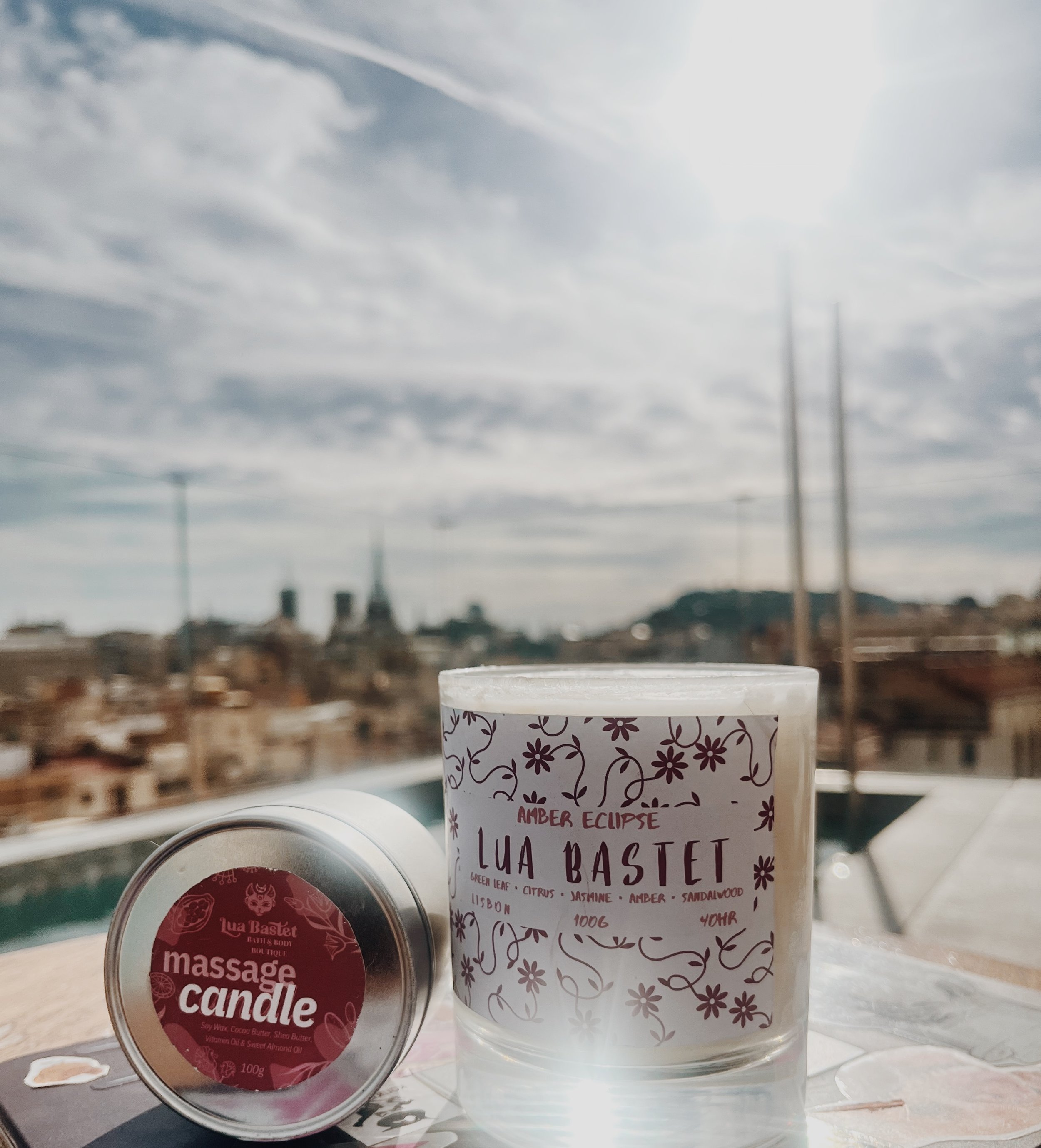 Amber Eclipse Candle