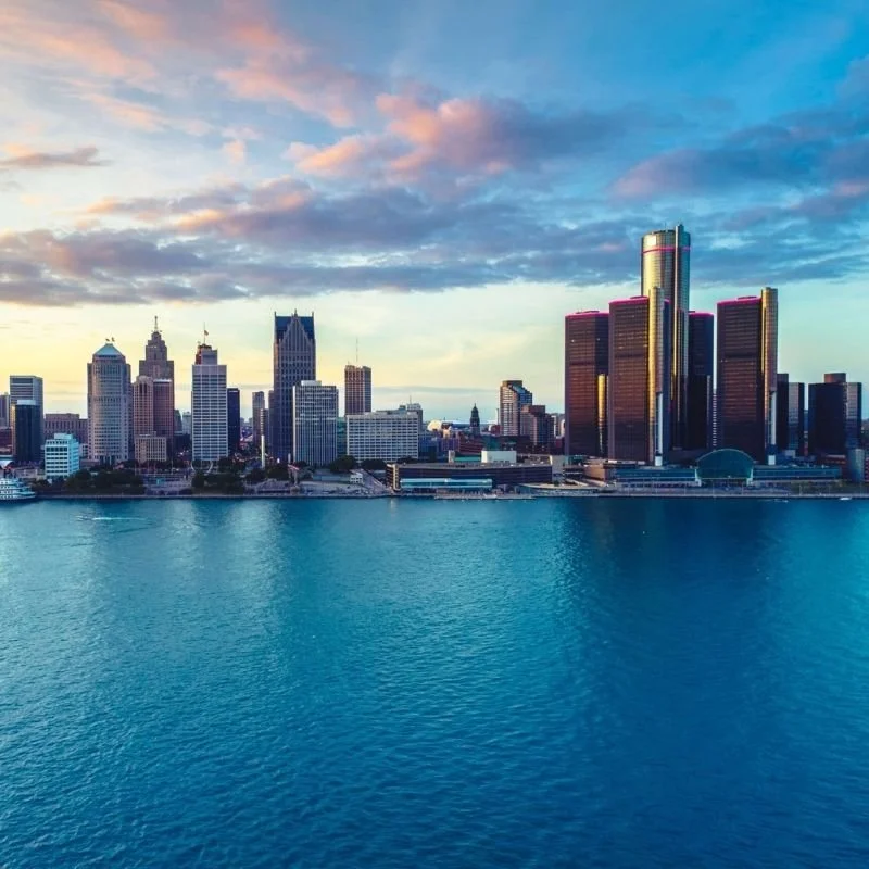 Detroit skyline representing STEM and STEAM programs for kids across Metro Detroit