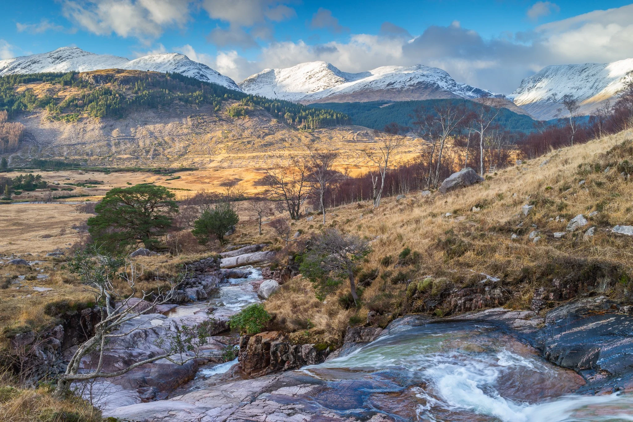 The Eas Nam Meirleach (the robbers waterfall) Glen Etive.jpg