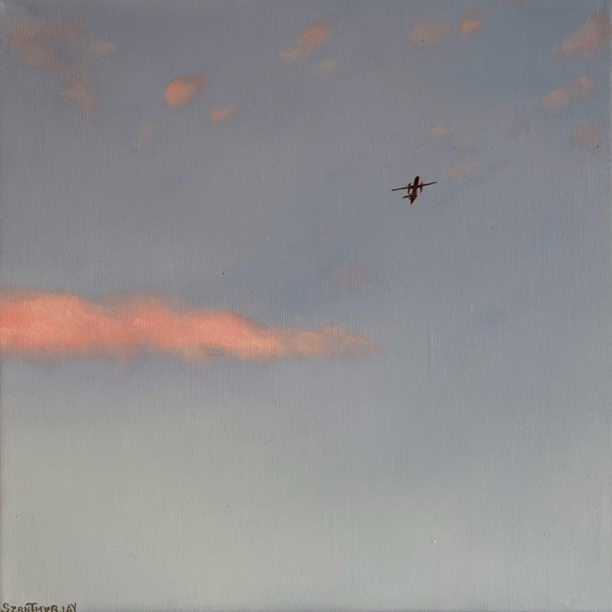 Untitled, 2026, oil on canvas - 30 x 30 cm