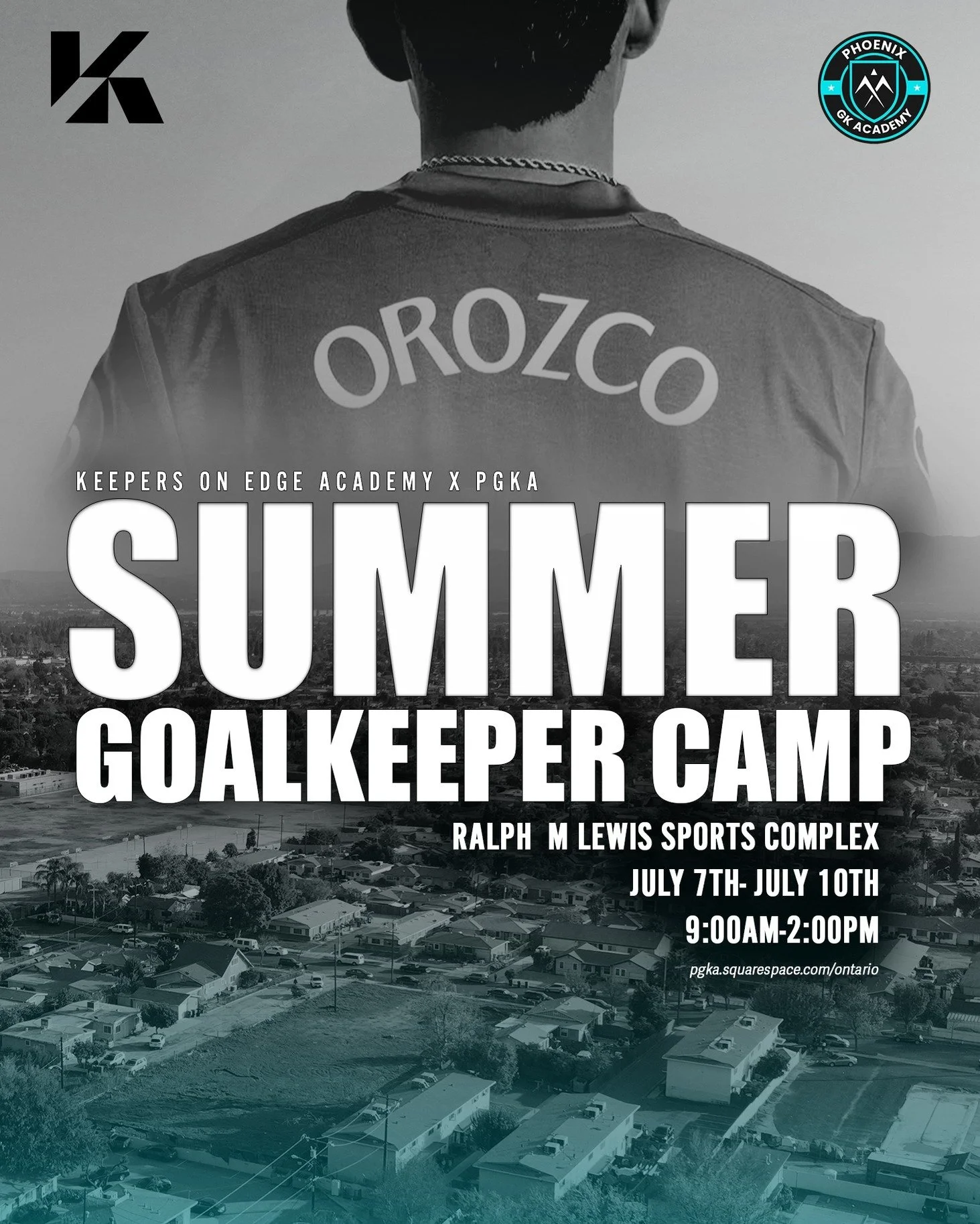 FONTANA &mdash; IT&rsquo;S TIME 🧤🔥

Step into the summer with 4 days of high-level goalkeeper training led by PGKA Director Brian Orozco (Empire Strikers &ndash; MASL).

This isn&rsquo;t just a camp &mdash; it&rsquo;s a chance to sharpen your game,