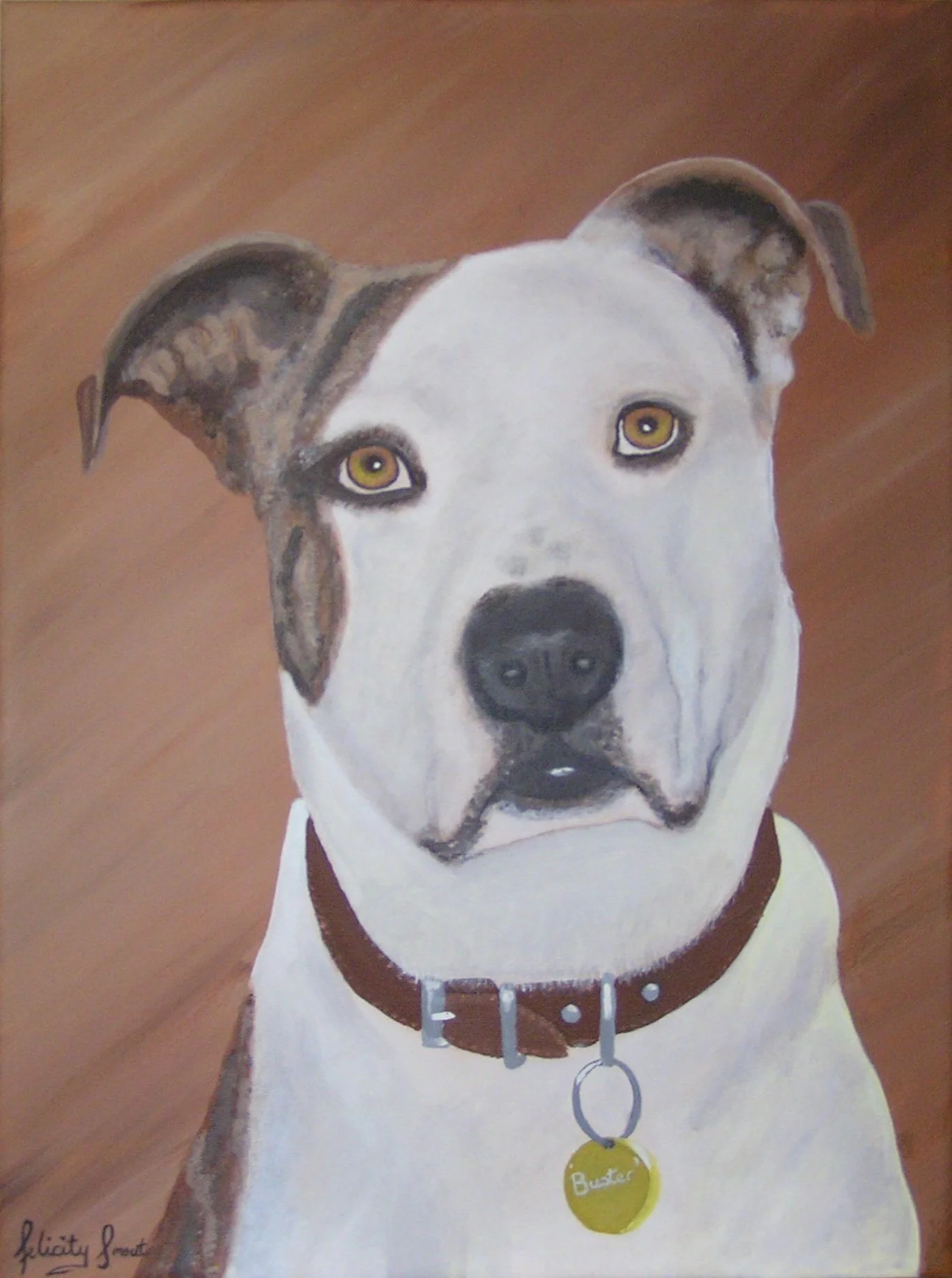 Buster - Sold ❤️
Acrylic on canvas