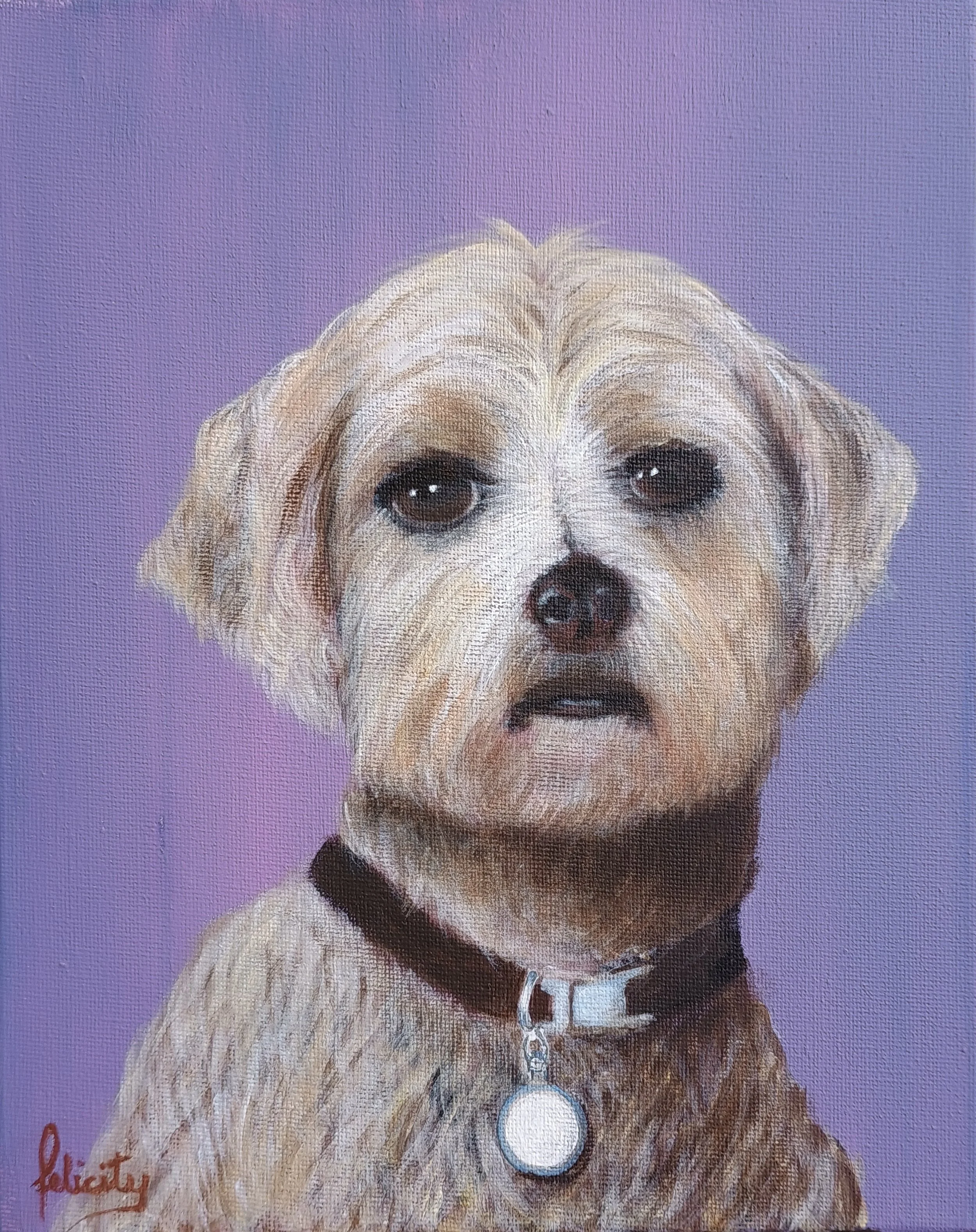 Miss Becky - Sold ❤️               
Acrylic on canvas