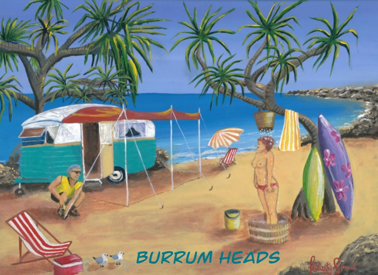 Nomads Coffee - Sold ❤️.  
Acrylic on canvas