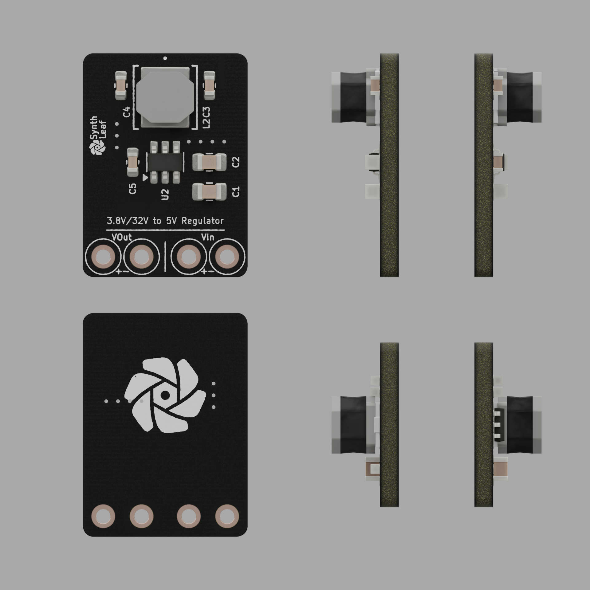 SynthLeaf 5v Battery Regulator