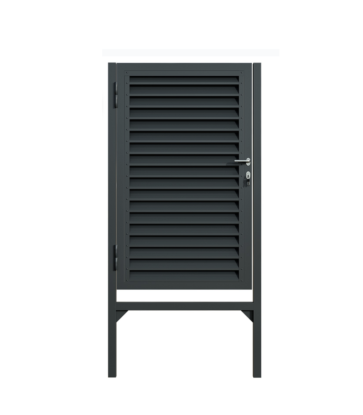 Louvered Pedestrian Gate H-FRAME 6'H x 42"W