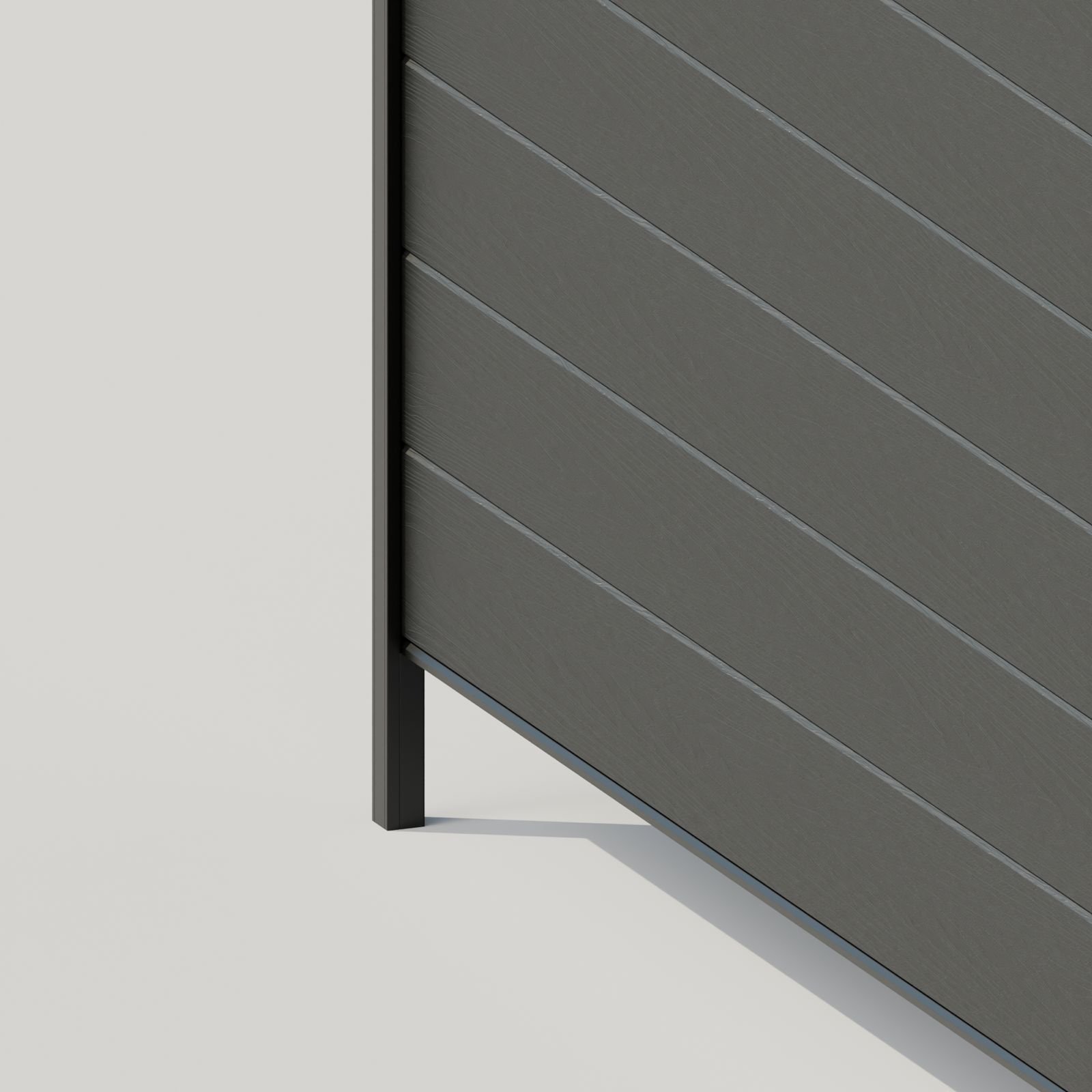 WPC Composite Privacy Fence Panel 6'H x 6'W
