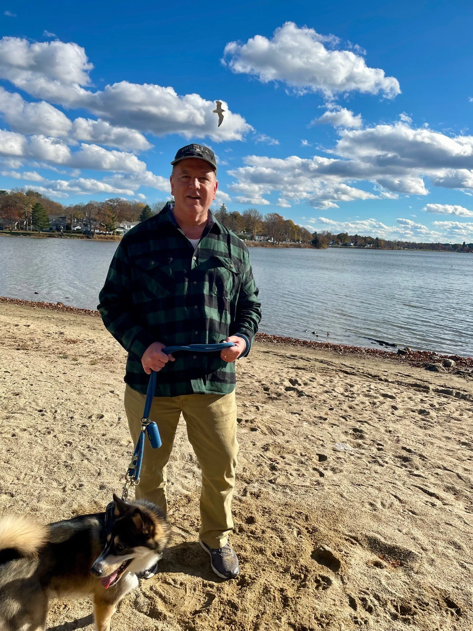 ChristopherP with man's best friend