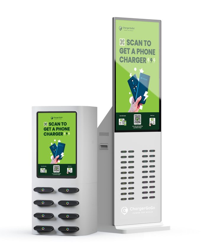 Chargergogo portable power bank rental system for venues