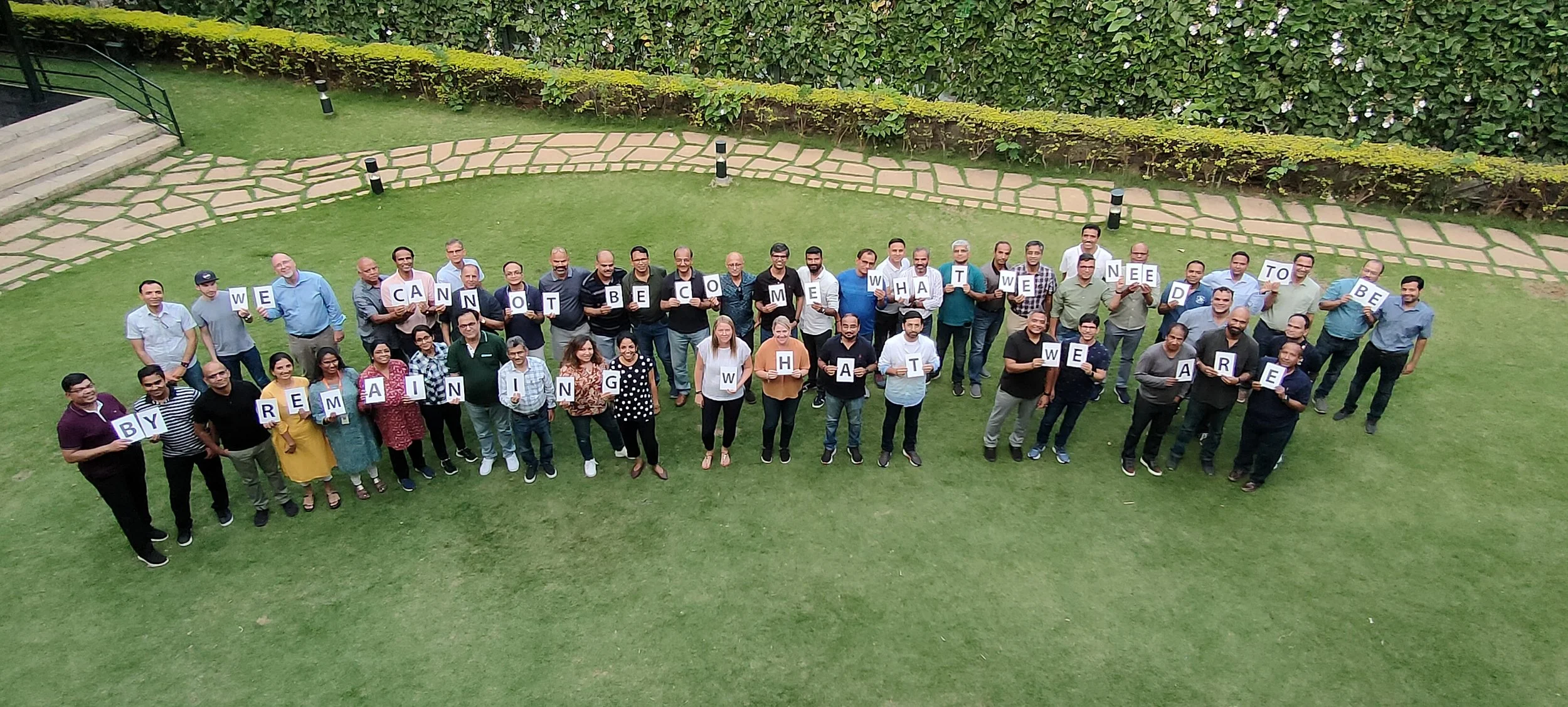 BITE group shot team building collaboration