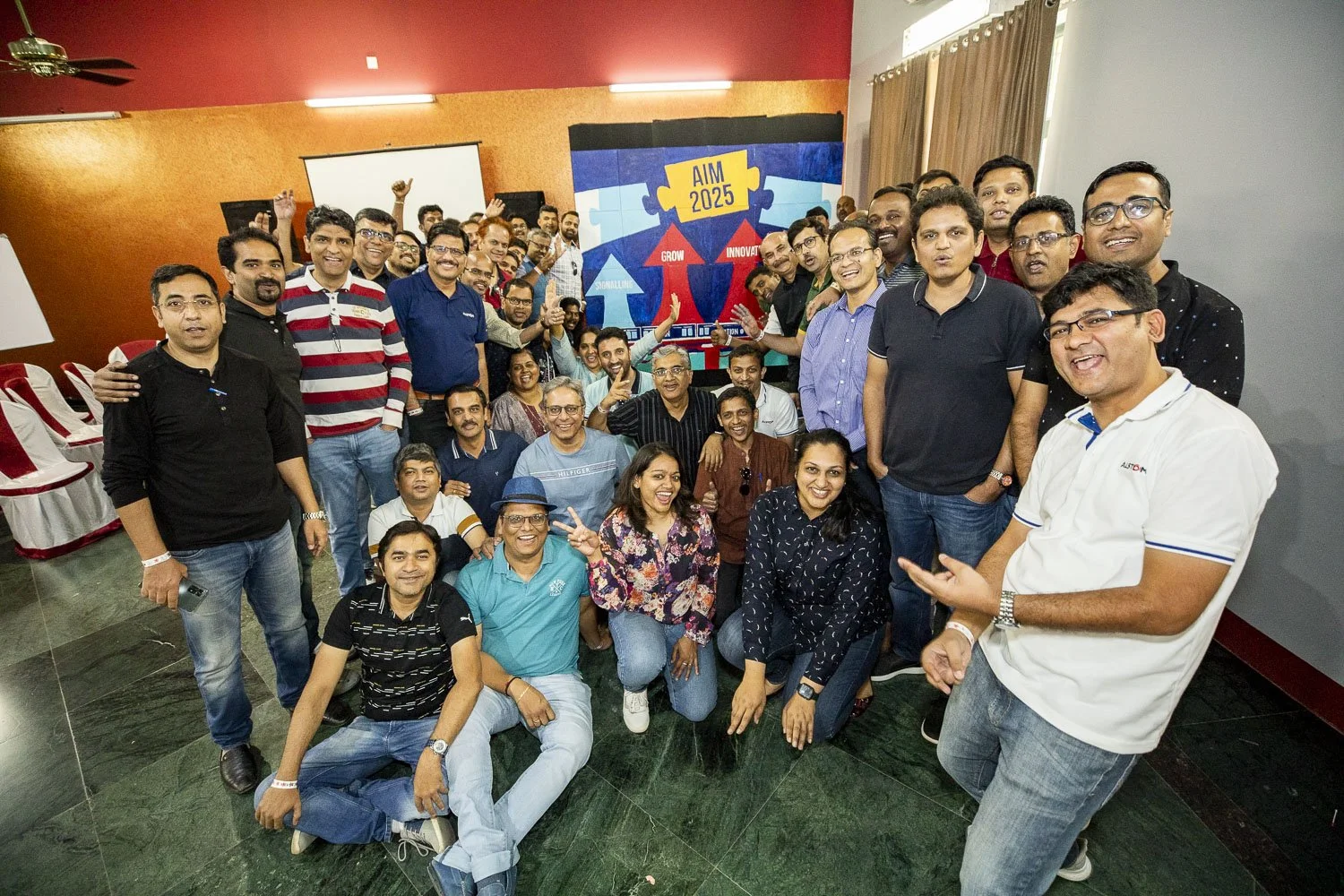 BITE group shot team building collaboration