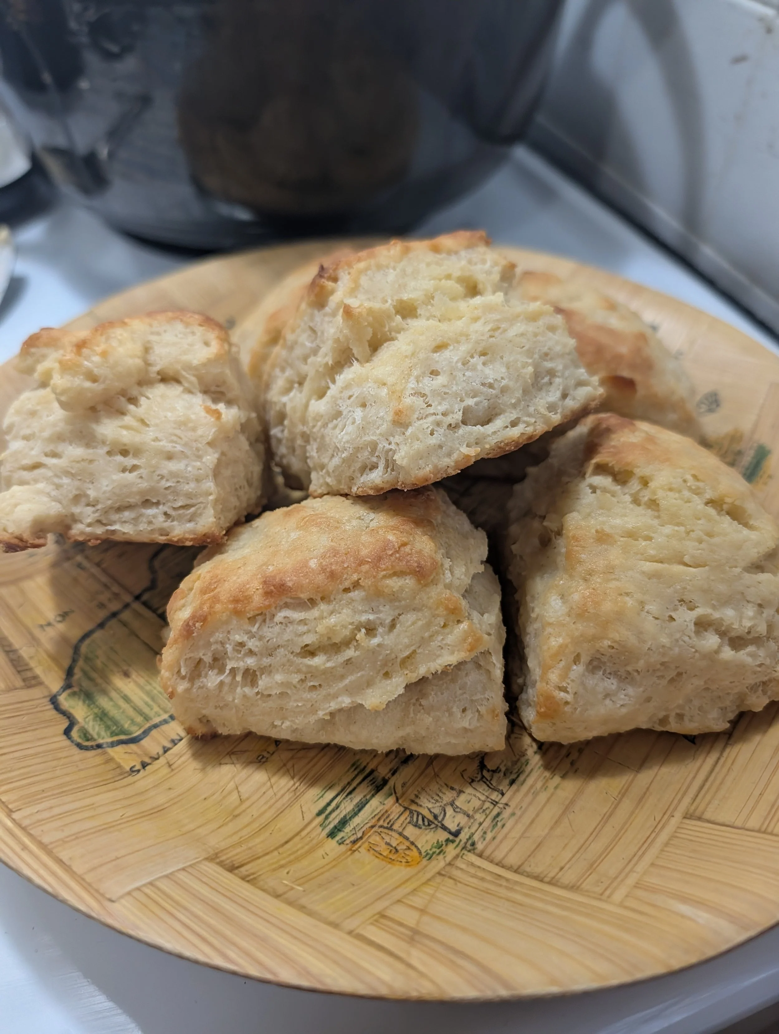 Home made butter milk biscuits