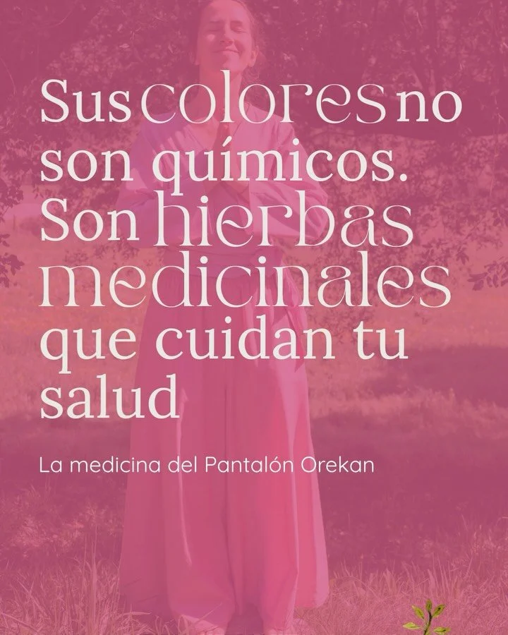 🌸&iquest;Te imaginas vestir con colores medicinales y sin t&oacute;xicos? 🌸

😢La mayor&iacute;a de la industria textil usa tintes t&oacute;xicos. Nuestra piel absorbe esas sustancias, y puede causar alergias, dermatitis, y otras enfermedades desba