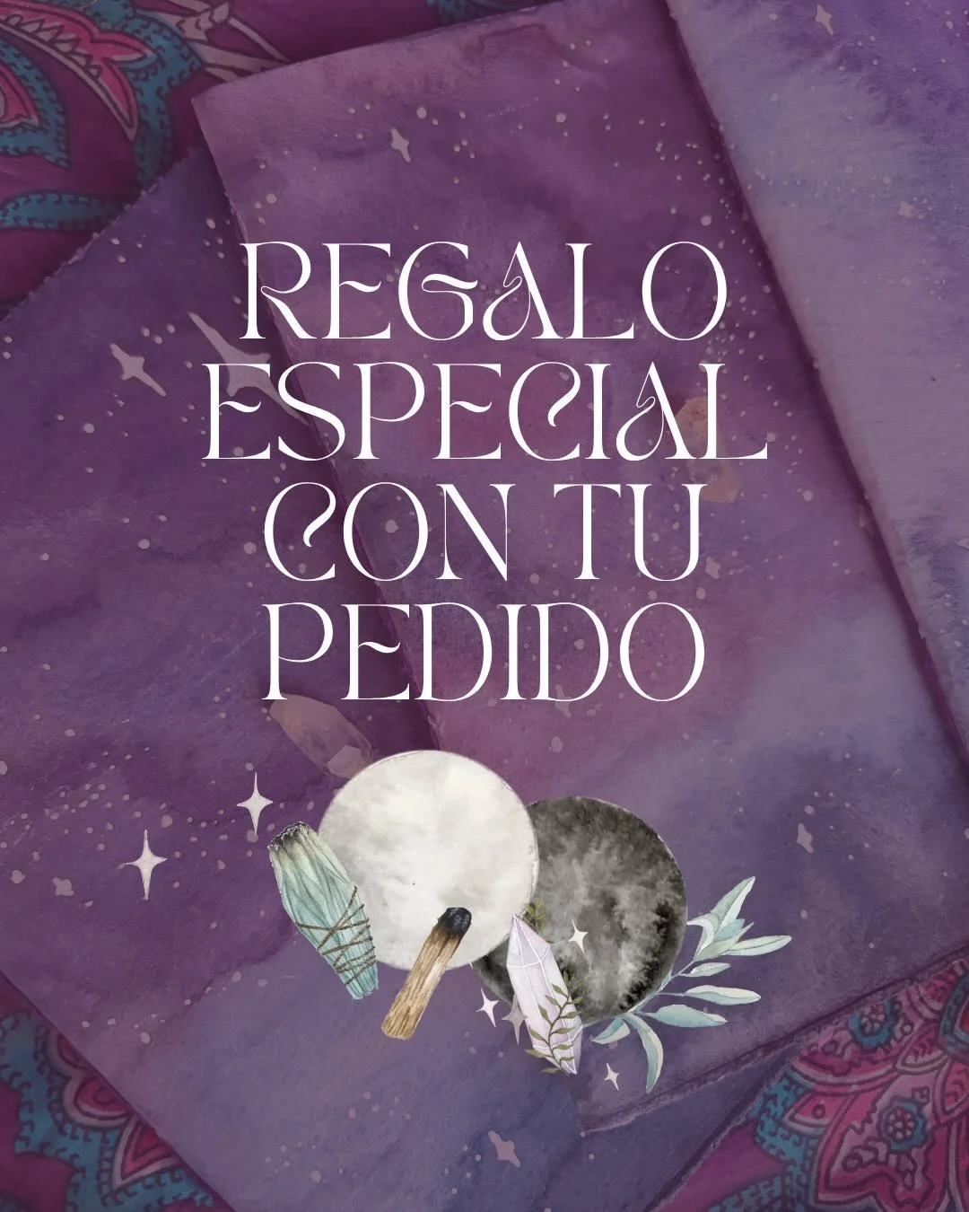 ✨Tengo un regalito m&aacute;gico para ti ✨🌝🌚

💖Un cuadernito ritualizado y cargado bajo la luz de la luna, para manifestar tus deseos y tus sue&ntilde;os ✨💫

✨ Cada cuaderno est&aacute; pintado con acuarelas por mi y lleva un cuarzo en la portada