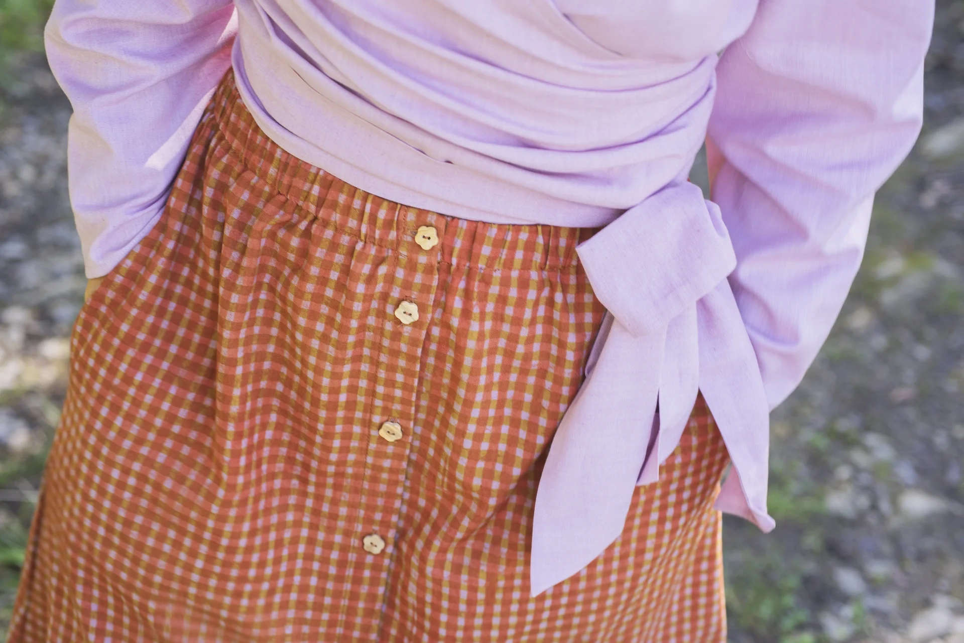 Falda Vera print amanecer