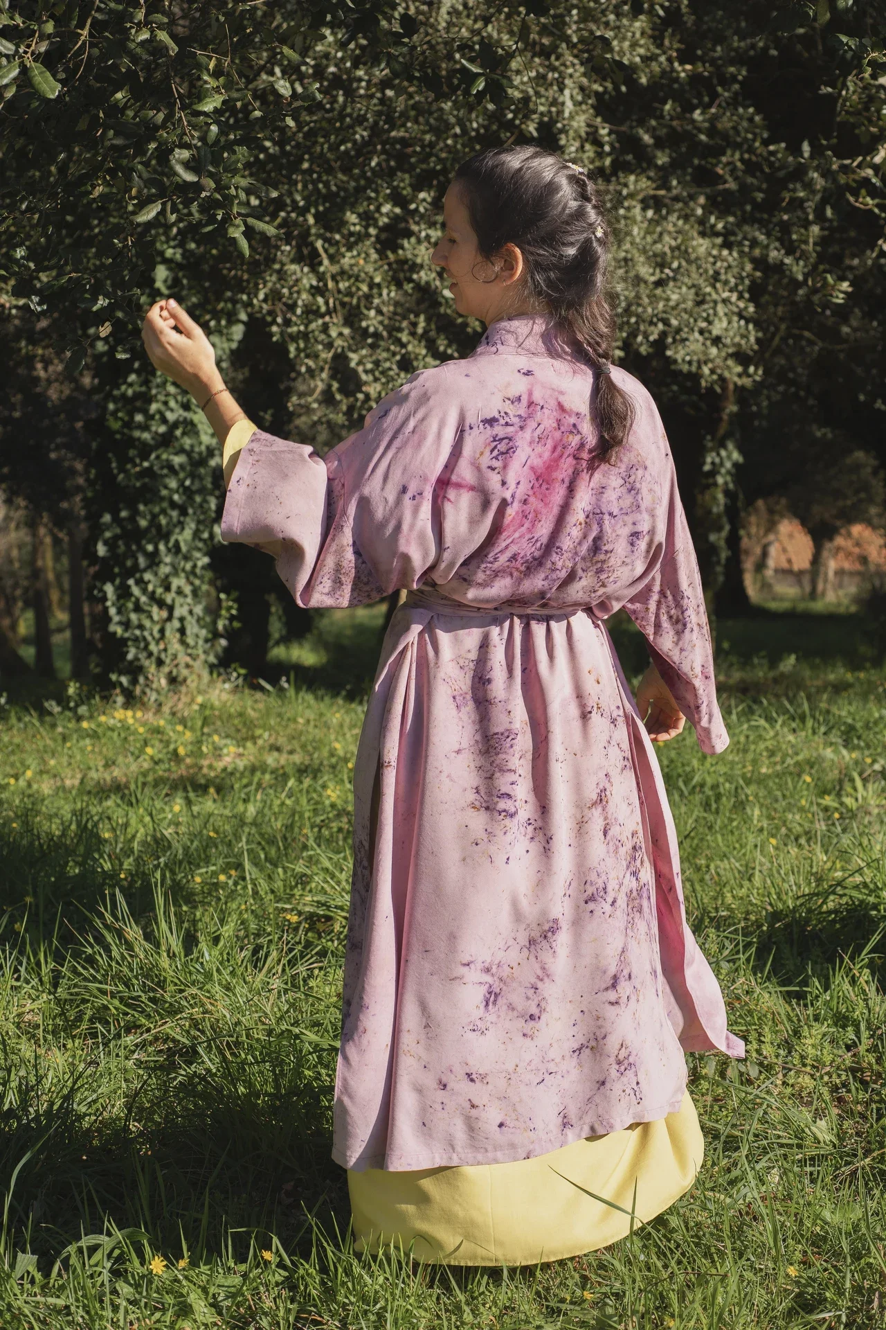 Kimono Shakti print morado