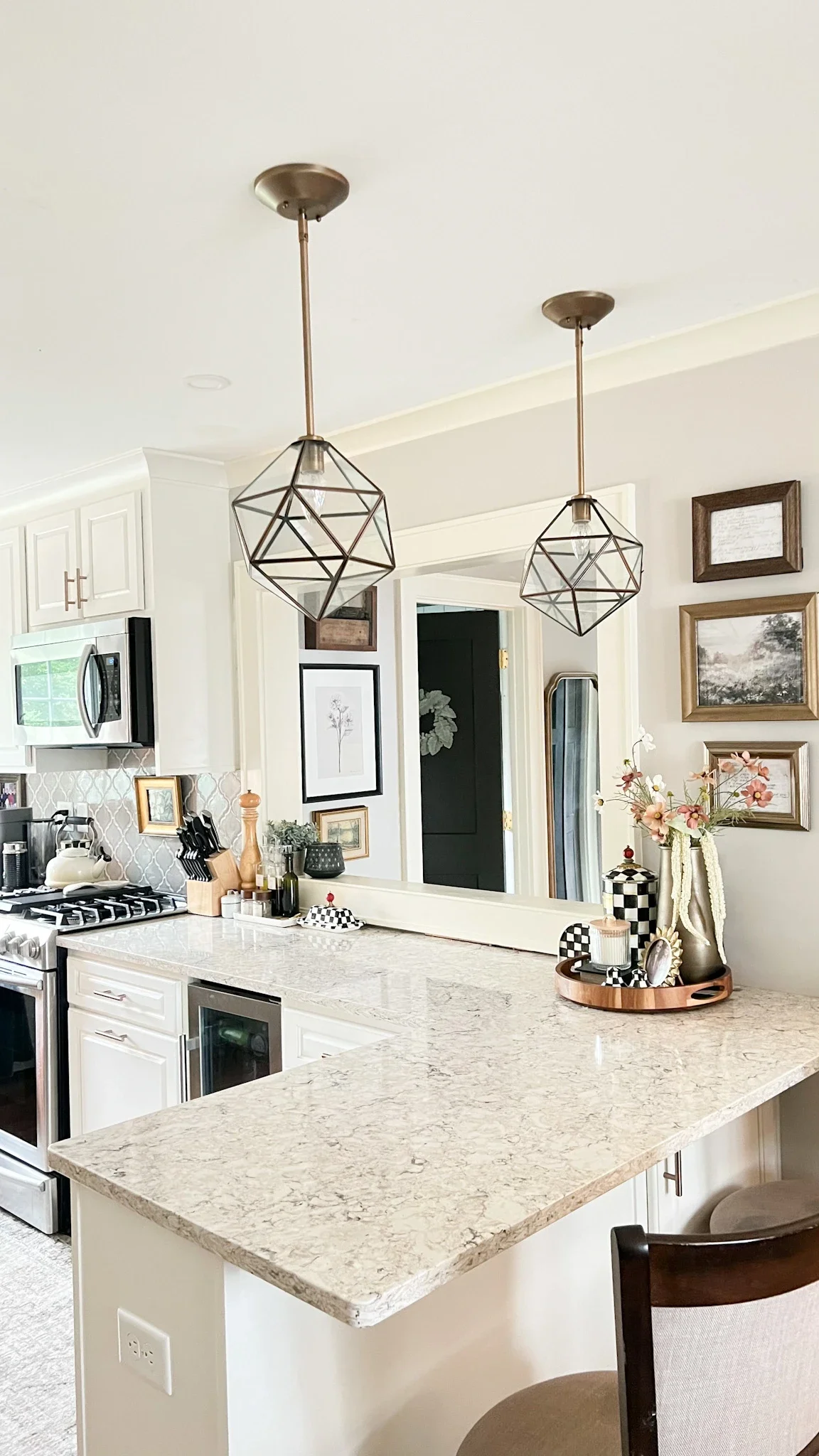 how to design an open plan living space.