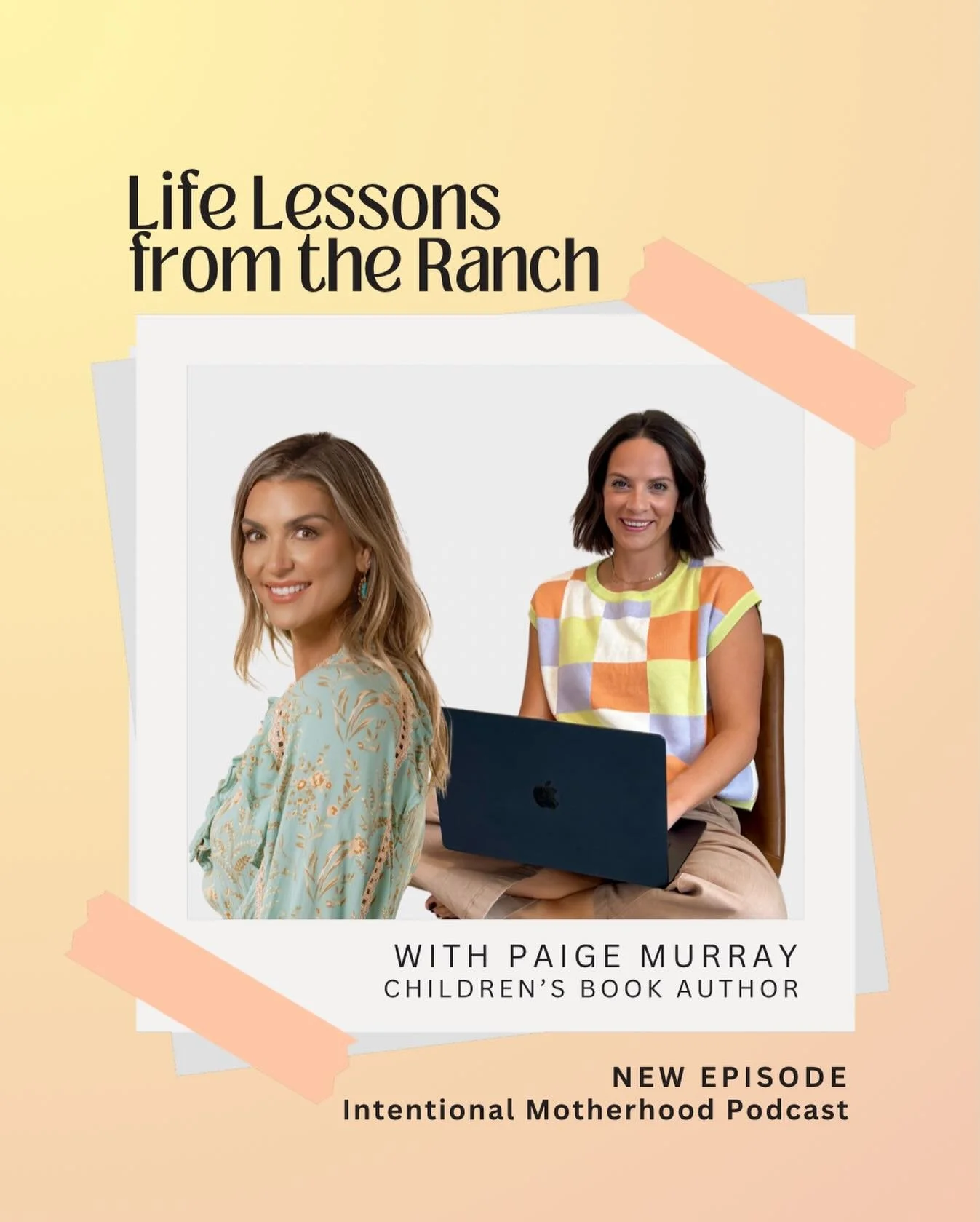 Don&rsquo;t miss this new episode of Intentional Motherhood, where I sit down with @paigedmurray to hear about the beautiful life she&rsquo;s built and the life lessons she&rsquo;s learned living on her ranch! 
And check out her newest children&rsquo
