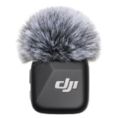 DJI microphone with furry windscreen