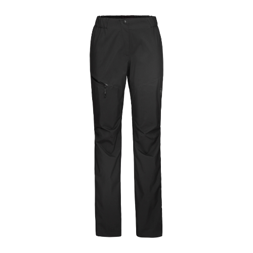 Black athletic pants with zippered pockets and elastic waistband