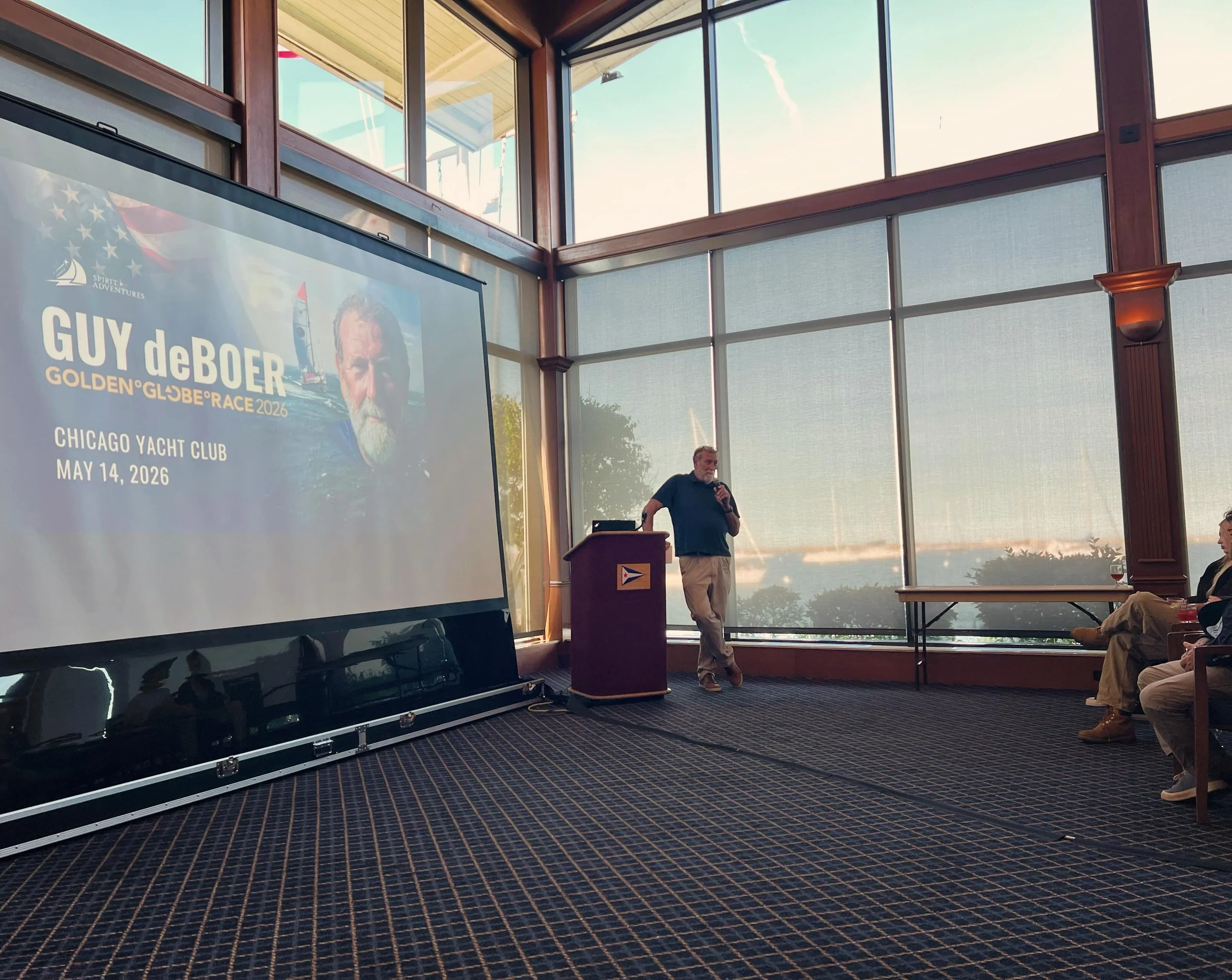 We are still buzzing from all of the excitement over the past few days at @chicagoyachtclub!

So grateful for the opportunity to share Guy&rsquo;s story, connect with fellow sailors, and hopefully inspire a few future @goldengloberace entrants along 