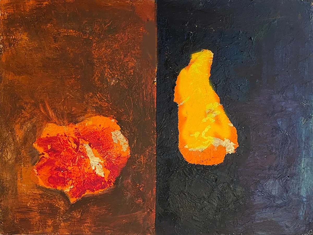 Untitled - Oil and cold wax on panel 40x30cm
