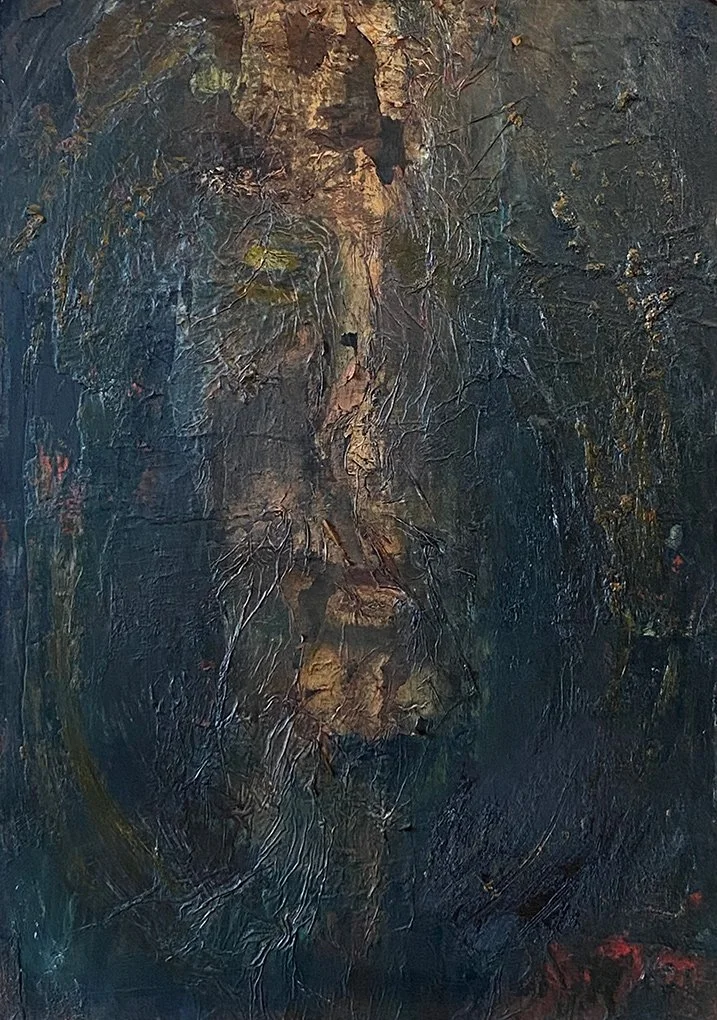 Oil and cold wax on panel 30x42cm