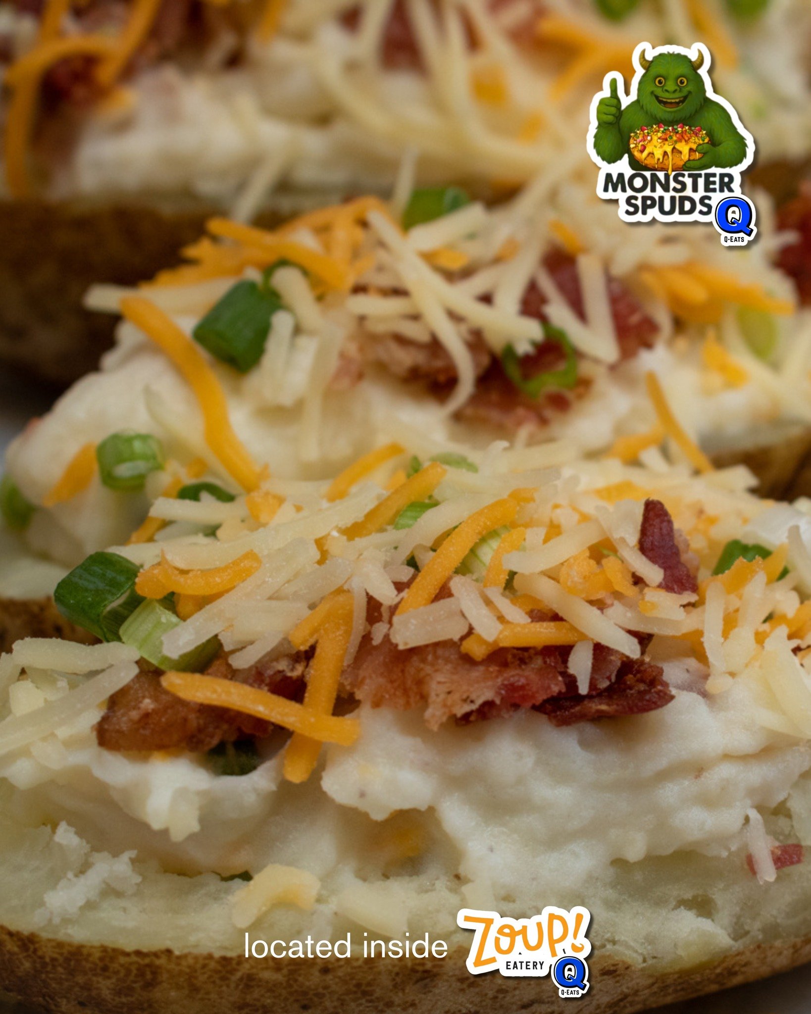 🤙 Start with a fluffy spud, then pile it high with all your favorites. Build it your way, every time! 🥔

#loadedpotato #spuds #bakedpotato #foodnearme #imhungry